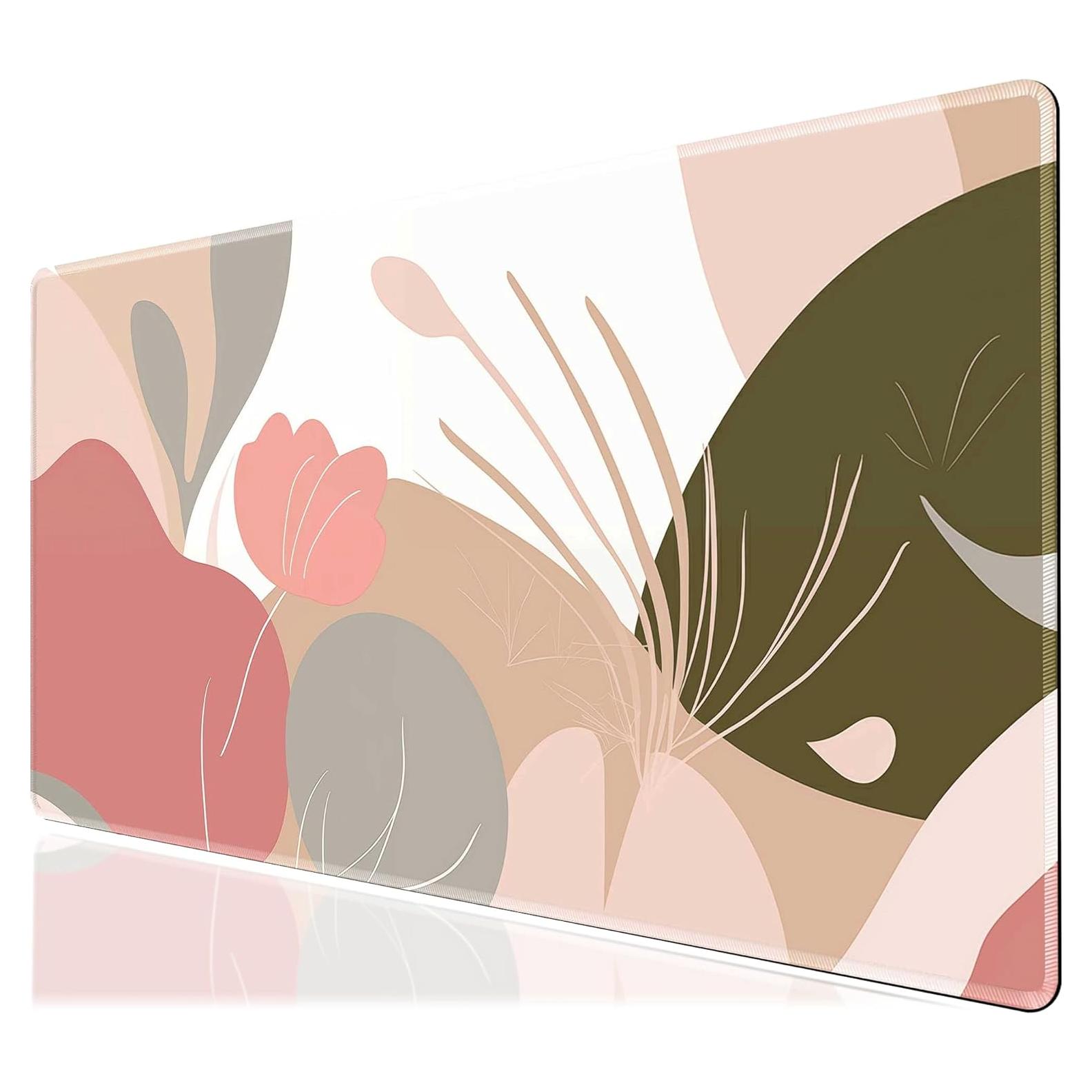 Alfombrilla de Ratón XL Apottwal Rosa Antideslizante 80x40 cm