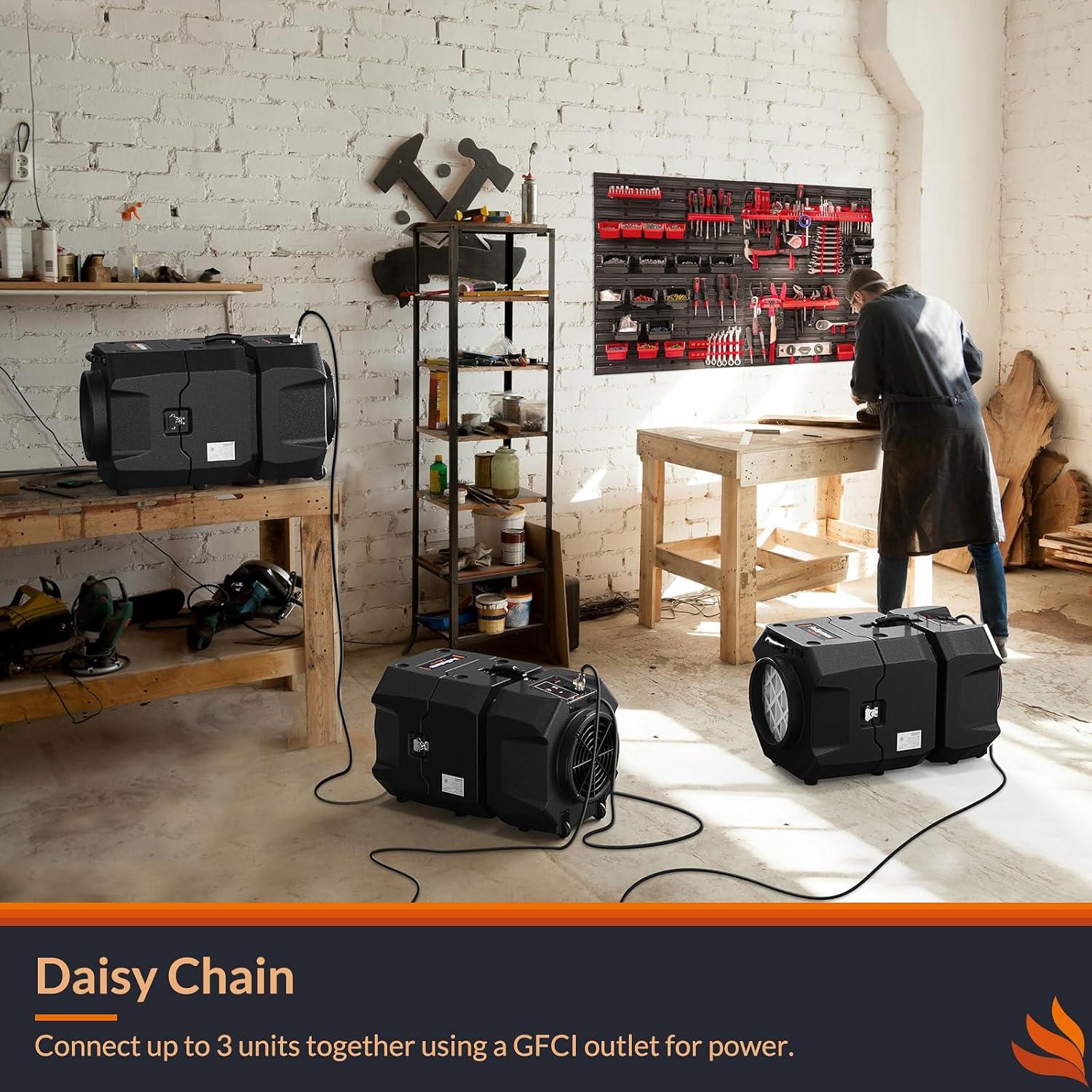 Purificador de Aire Industrial PuriCare S1 900 CFM HEPA