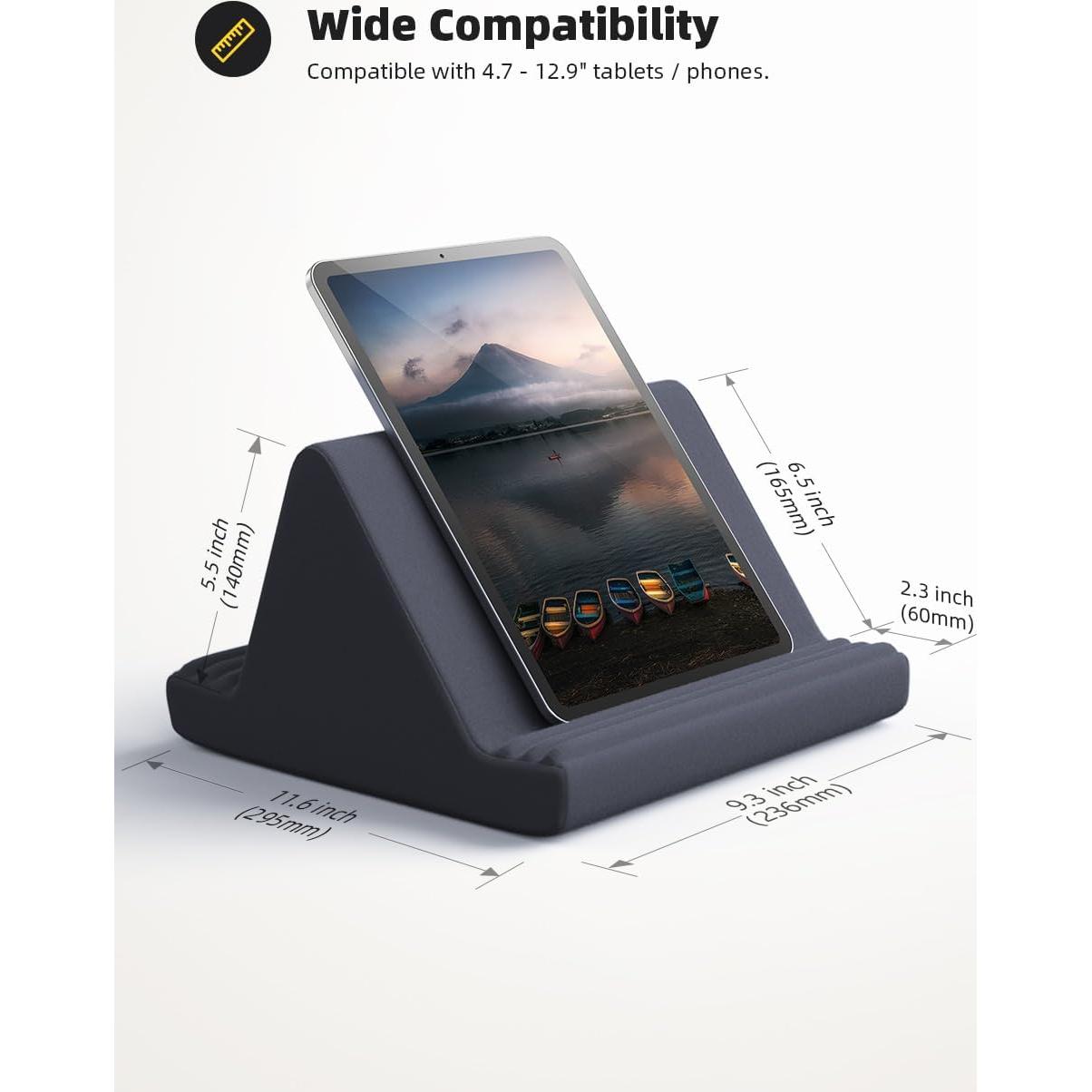 Soporte de Almohada Lamicall para Tabletas 4-13" Gris