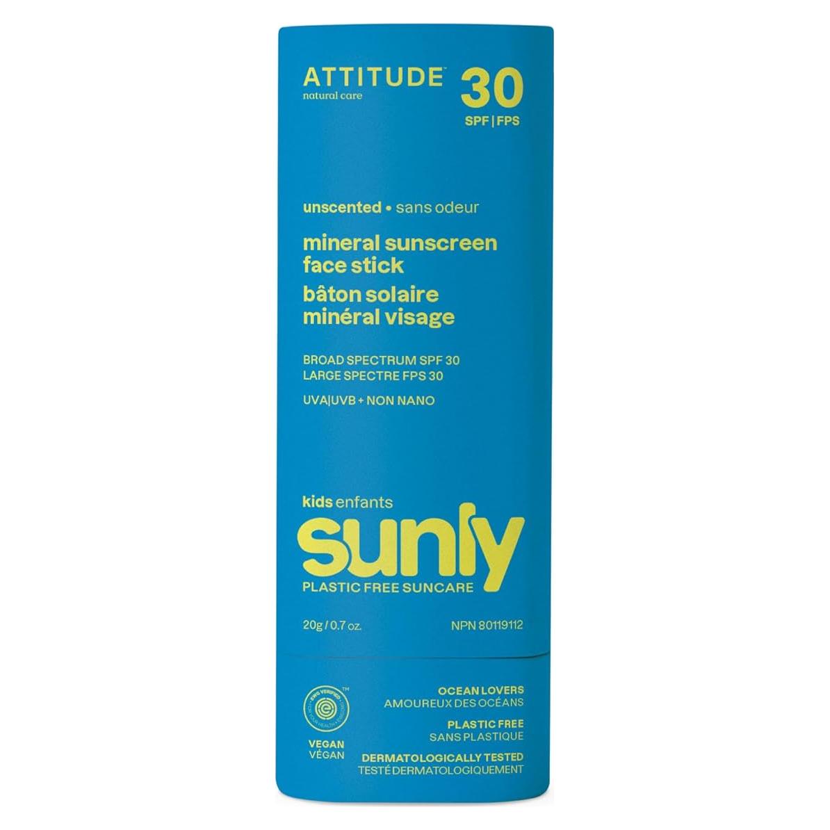 Protector Solar Mineral para Niños ATTITUDE SPF 30 - 19.84g