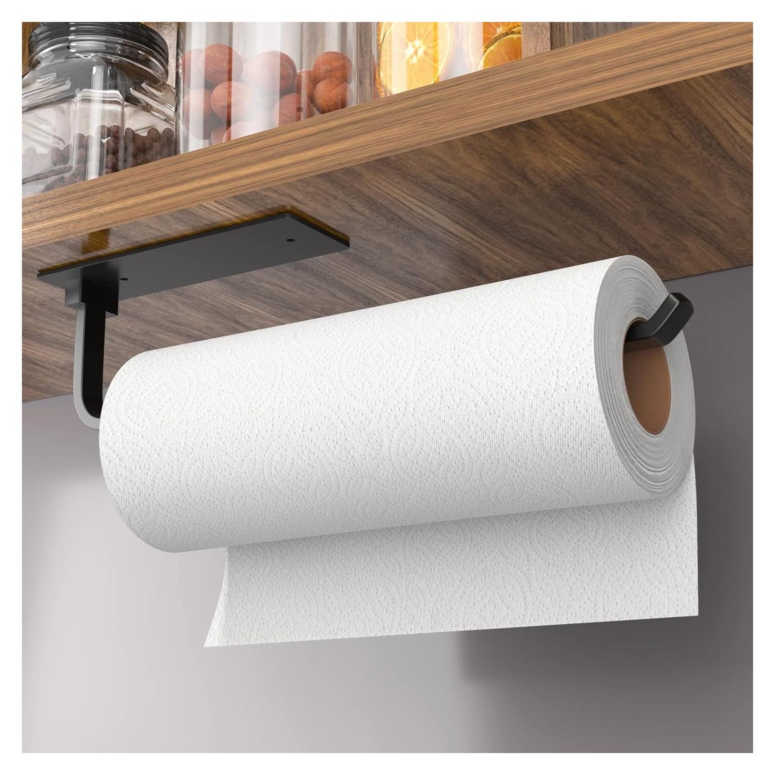 Soporte para Toallas de Papel Niffgaff Aluminio Negro Mate 31 cm