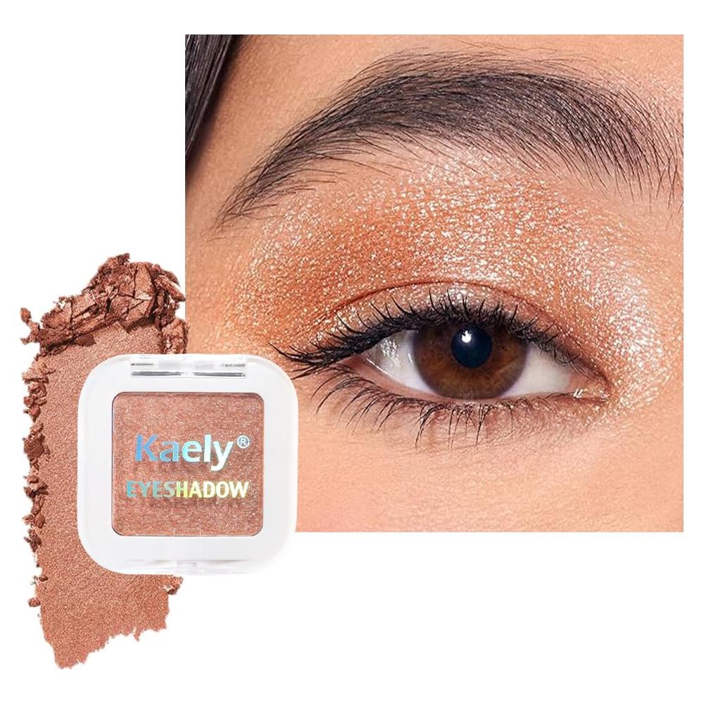 Sombra de Ojos Kaely 01 Brillo Champagne Dorado 1.13g