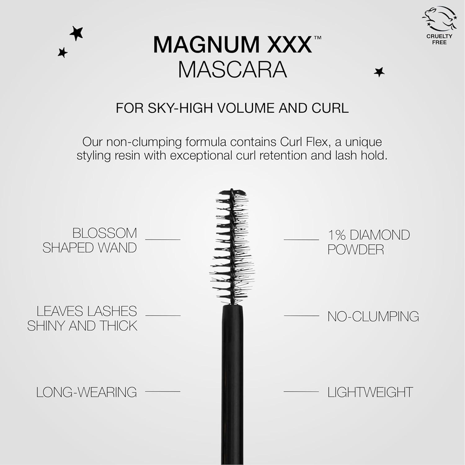 Máscara de Pestañas Stila Magnum XXX 11.83 ml Negra Voluminosa