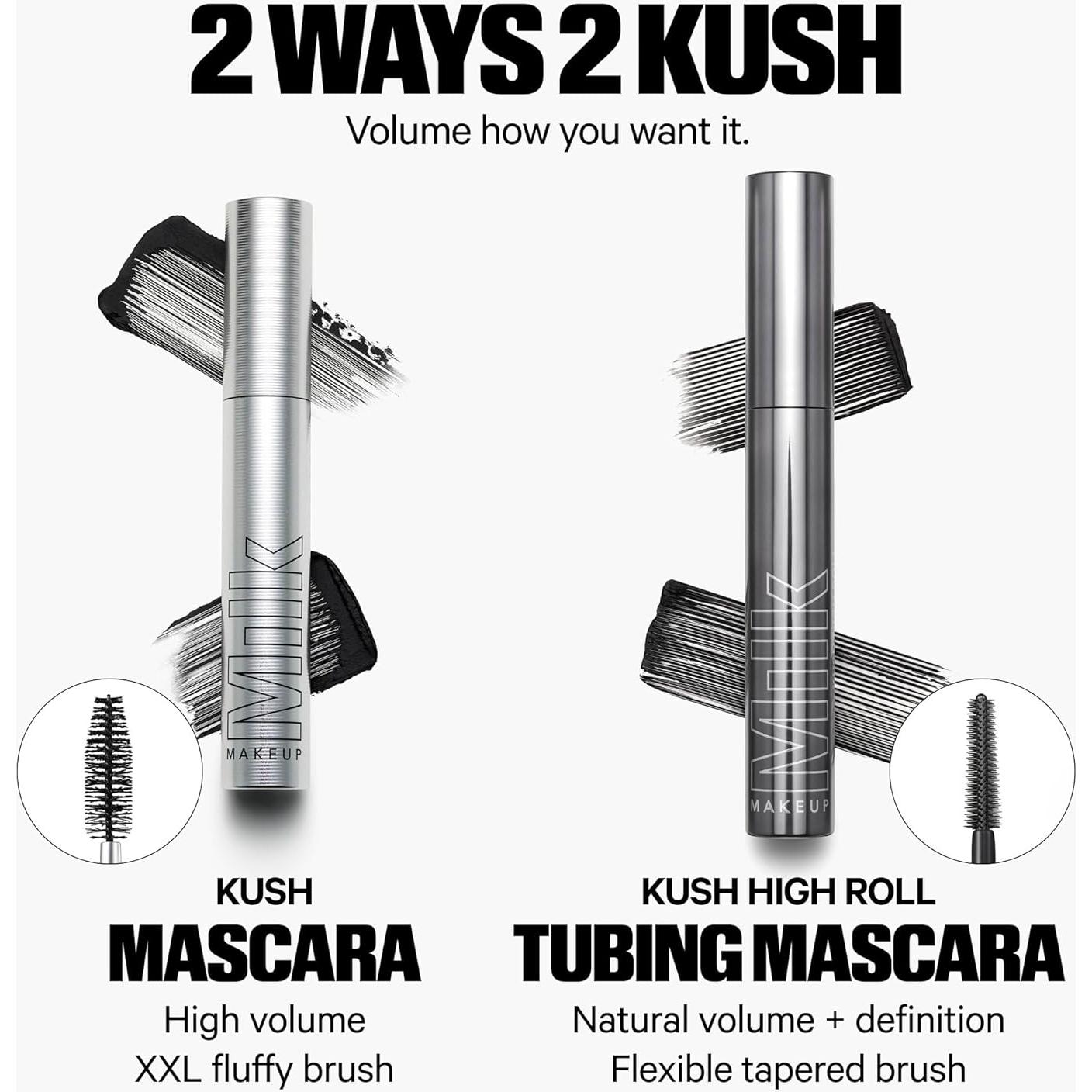 Máscara de Pestañas KUSH Milk Makeup - Volumen y Definición 8.5g