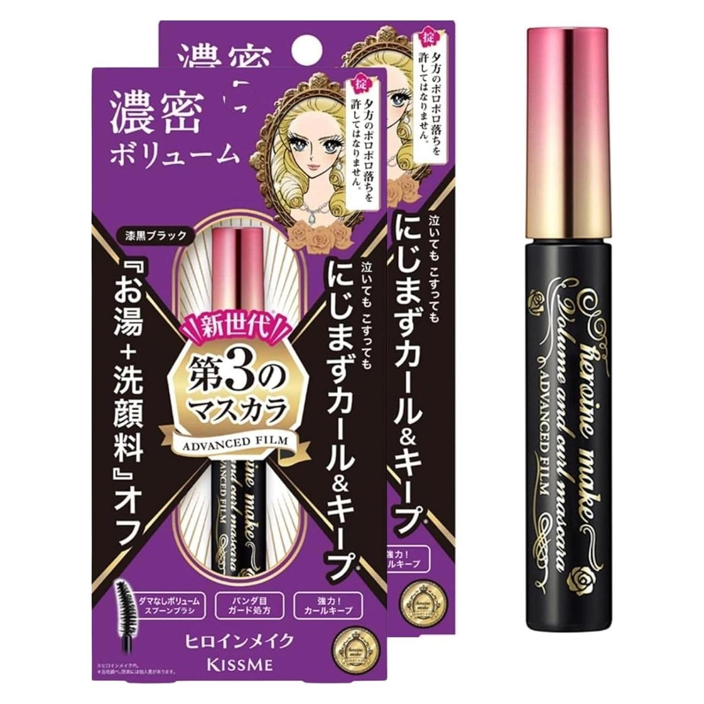 Máscara de Pestañas Resistente al Agua Heroine Make 2PK