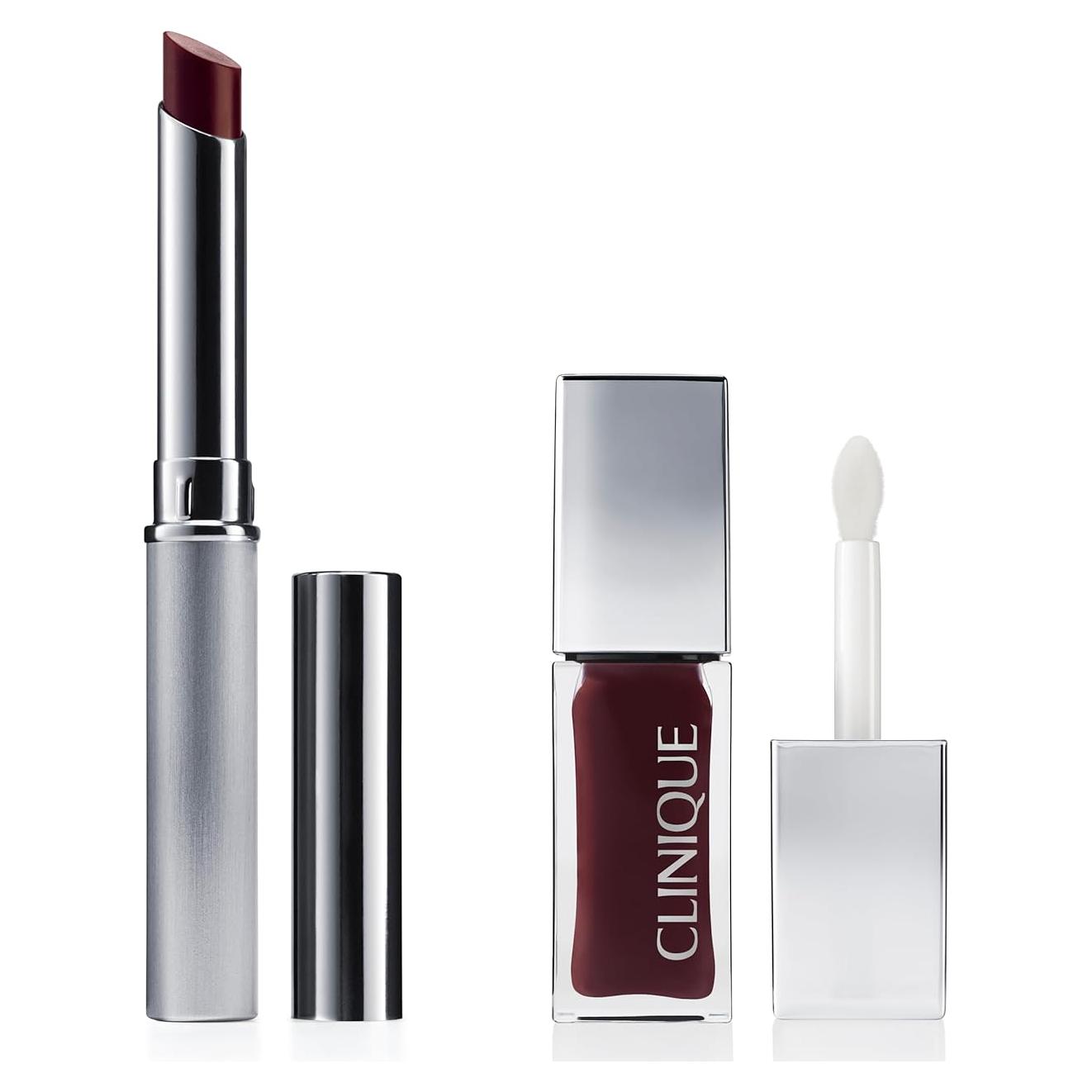 Set de Maquillaje Clinique Miel Negra y Nude Labial y Aceite