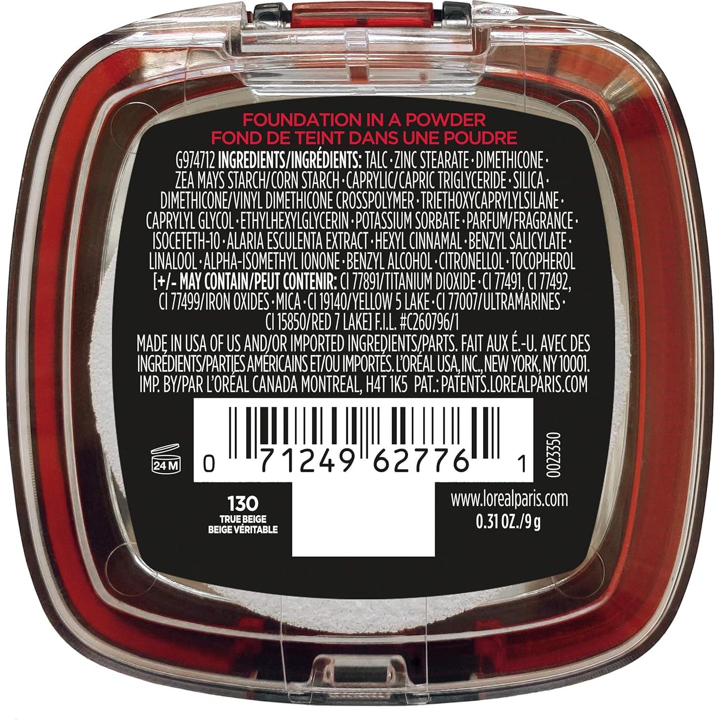 Base en Polvo L'Oreal Paris Infallible 24H Beige Verdadero 8.8 g