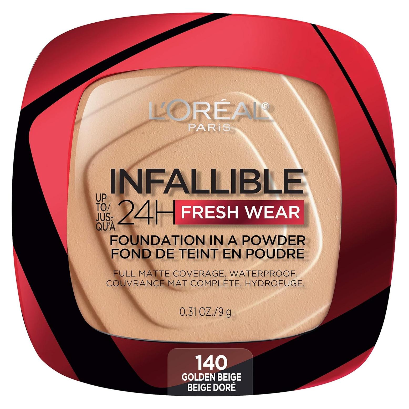 Base de Maquillaje en Polvo L'Oreal Paris Infallible 8.8 g Beige Dorado