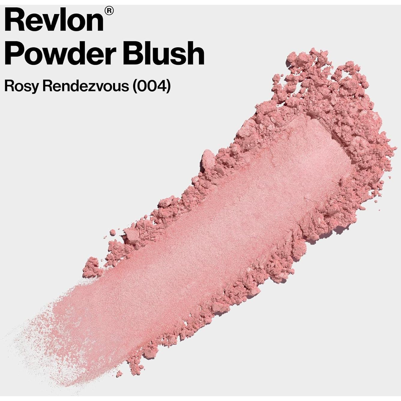 Rubor en Polvo Revlon 004 Encuentro Rosado 4.8g Alta Pigmentación