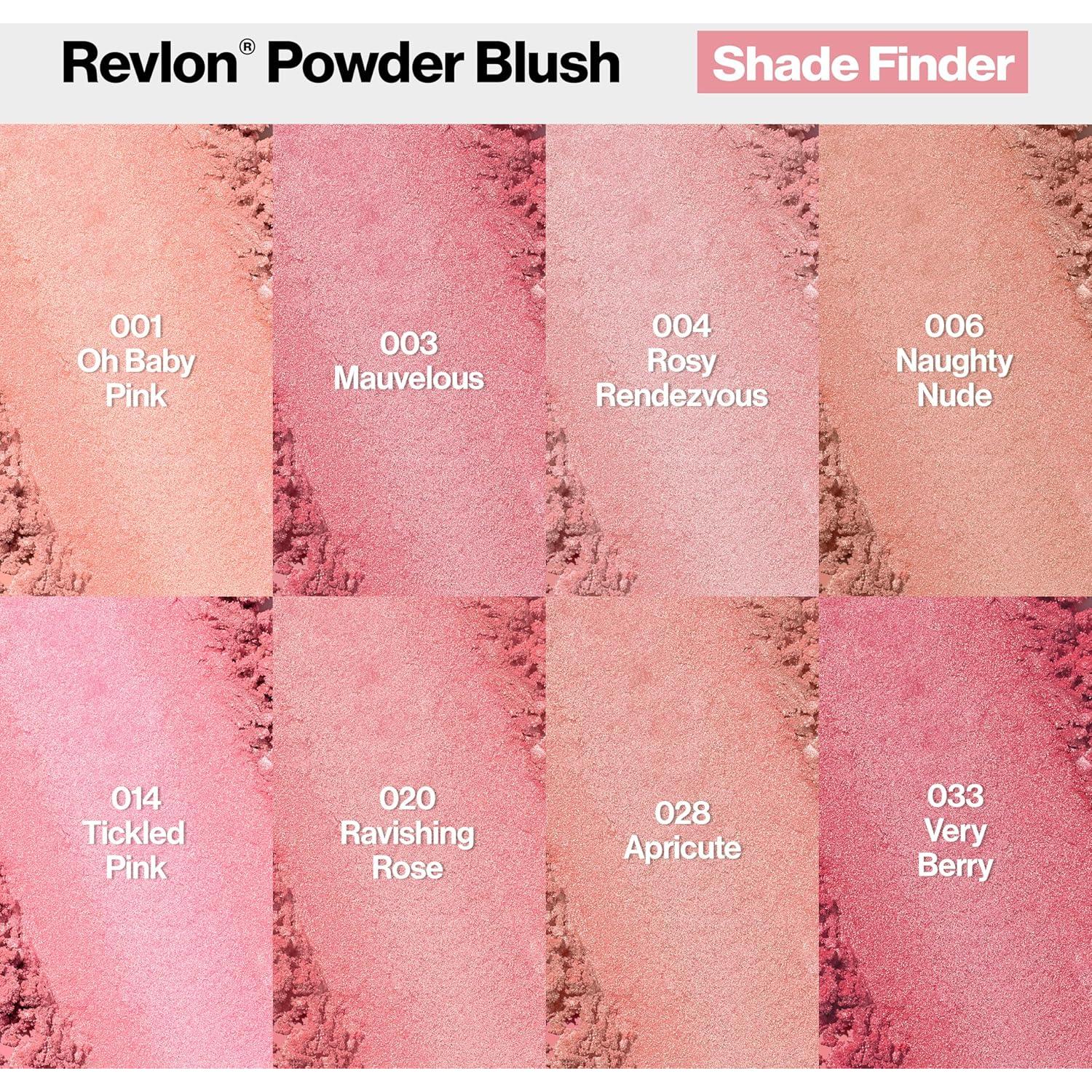 Rubor en Polvo Revlon 004 Encuentro Rosado 4.8g Alta Pigmentación