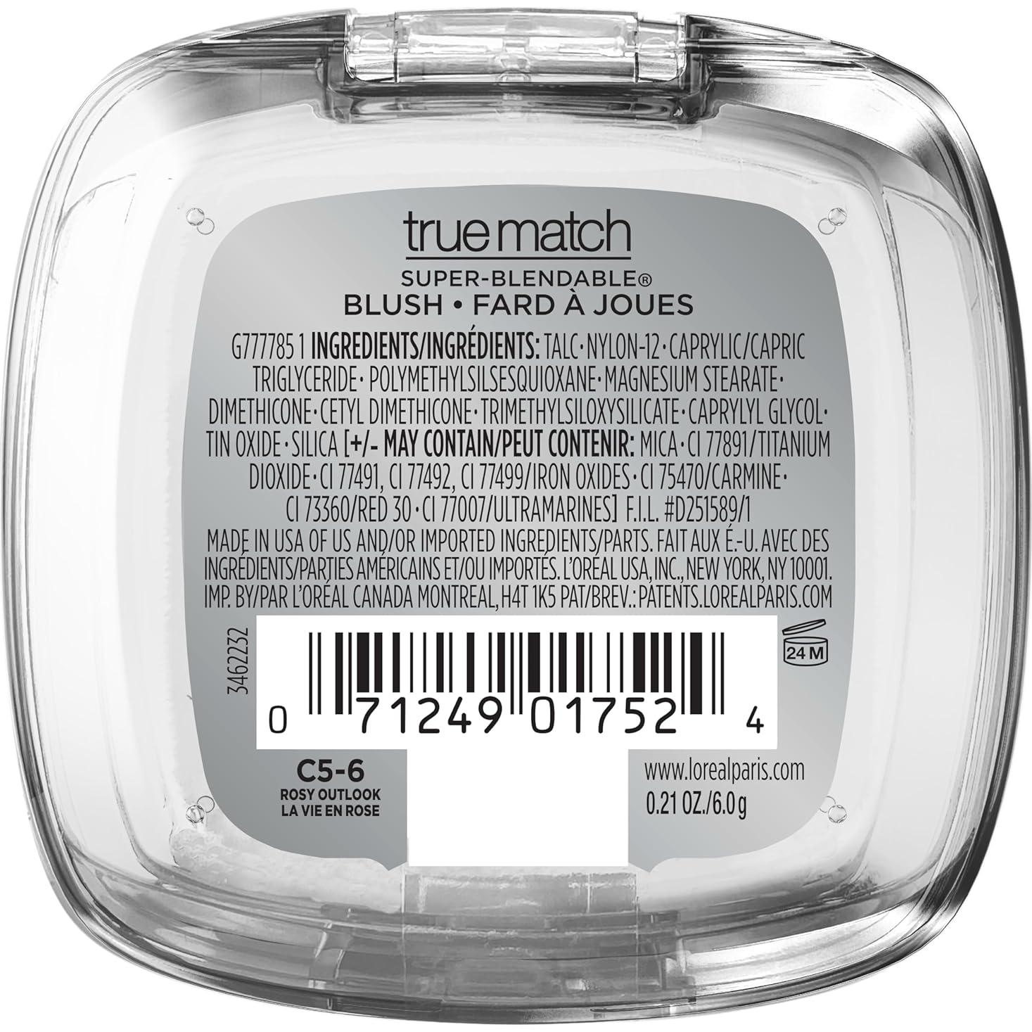 Rubor en Polvo L'Oreal Paris True Match Perspectiva Rosada 49.6g