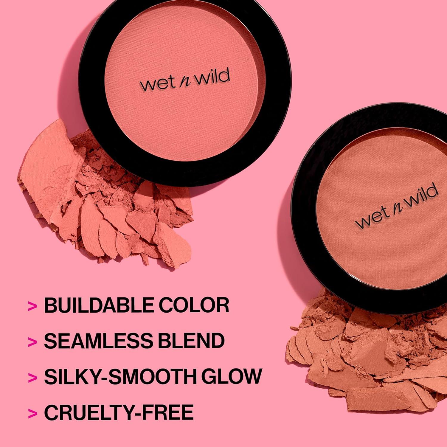 Rubor Wet n Wild Color Icon Rosa Perlescente 27g Vegano