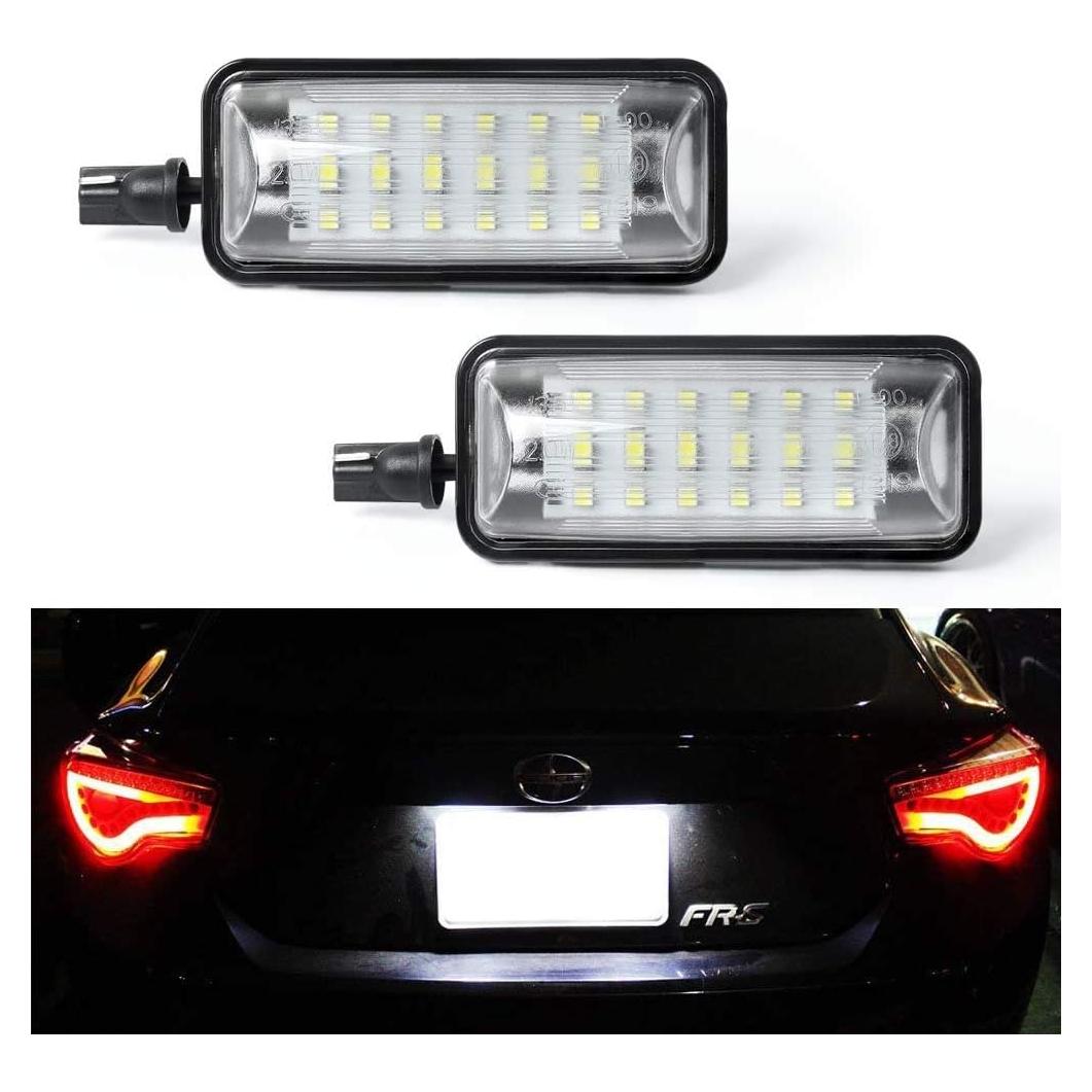 Gempro Luces LED de Placa para Subaru y Toyota 2-Pack