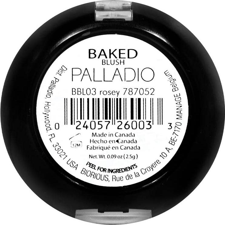 Rubor Horneado Palladio Rosado - Altamente Pigmentado 3.13g