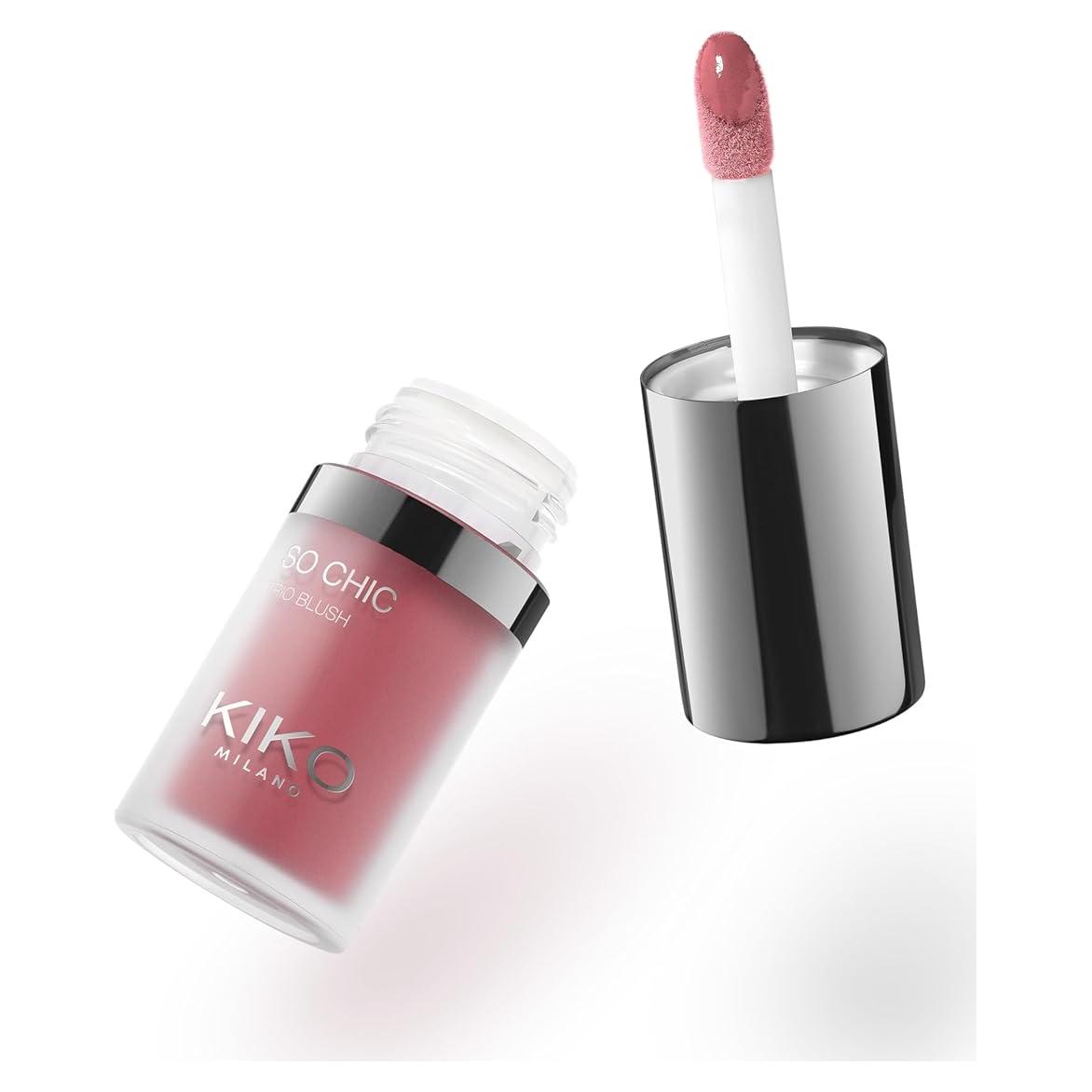 Rubor 3-en-1 KIKO Milano So Chic Trio 04 Ruby Bliss 30g