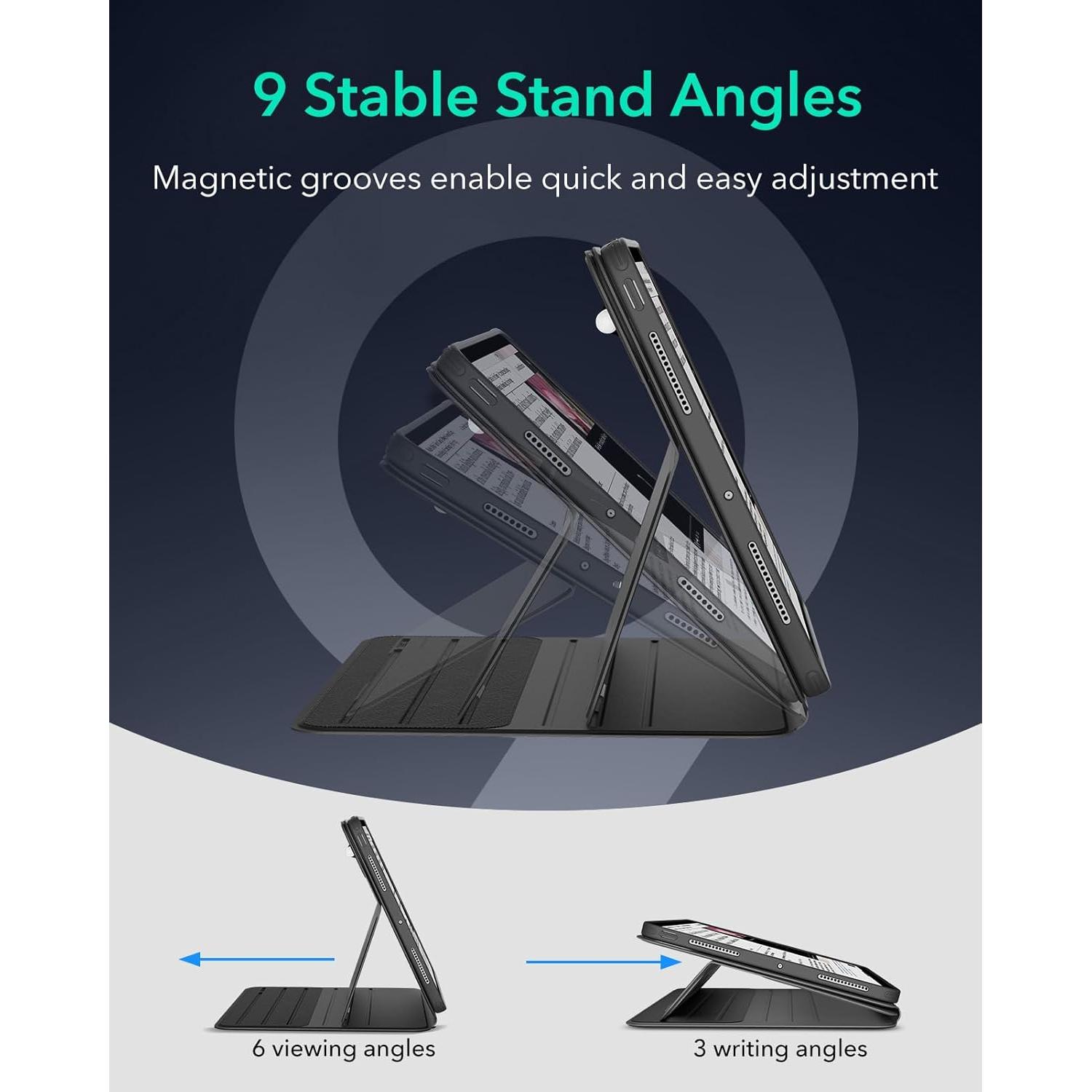 Funda Rotativa ESR para iPad Pro 13" (2024) Negra