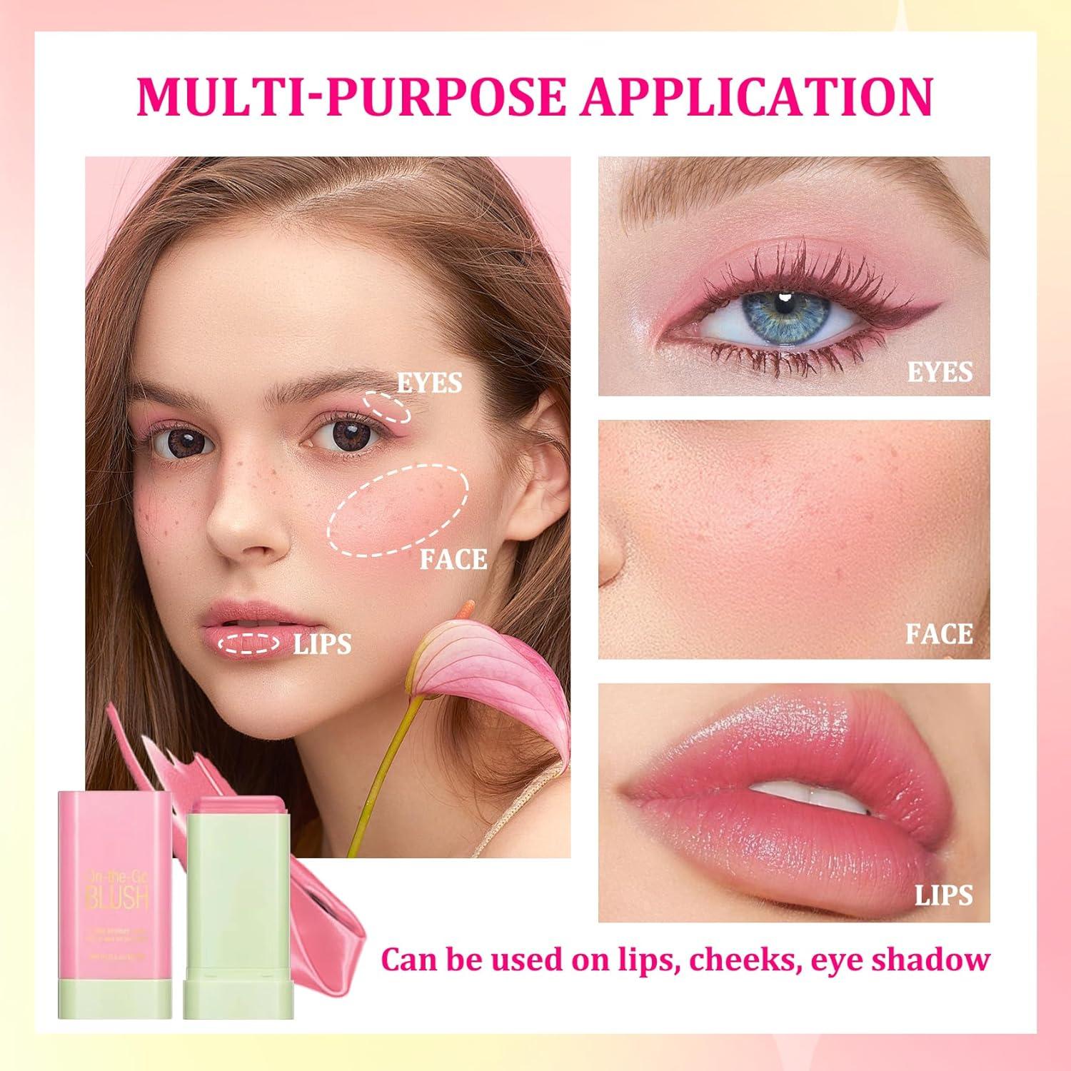 Barra de Rubor Hidratante 3 Colores PPDanYiDi - 189g