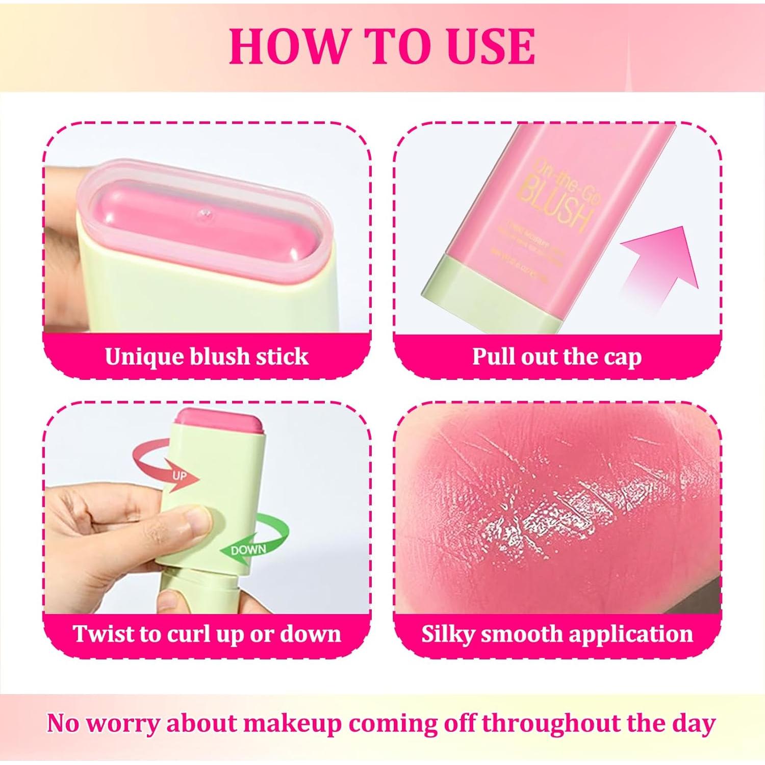 Barra de Rubor Hidratante 3 Colores PPDanYiDi - 189g