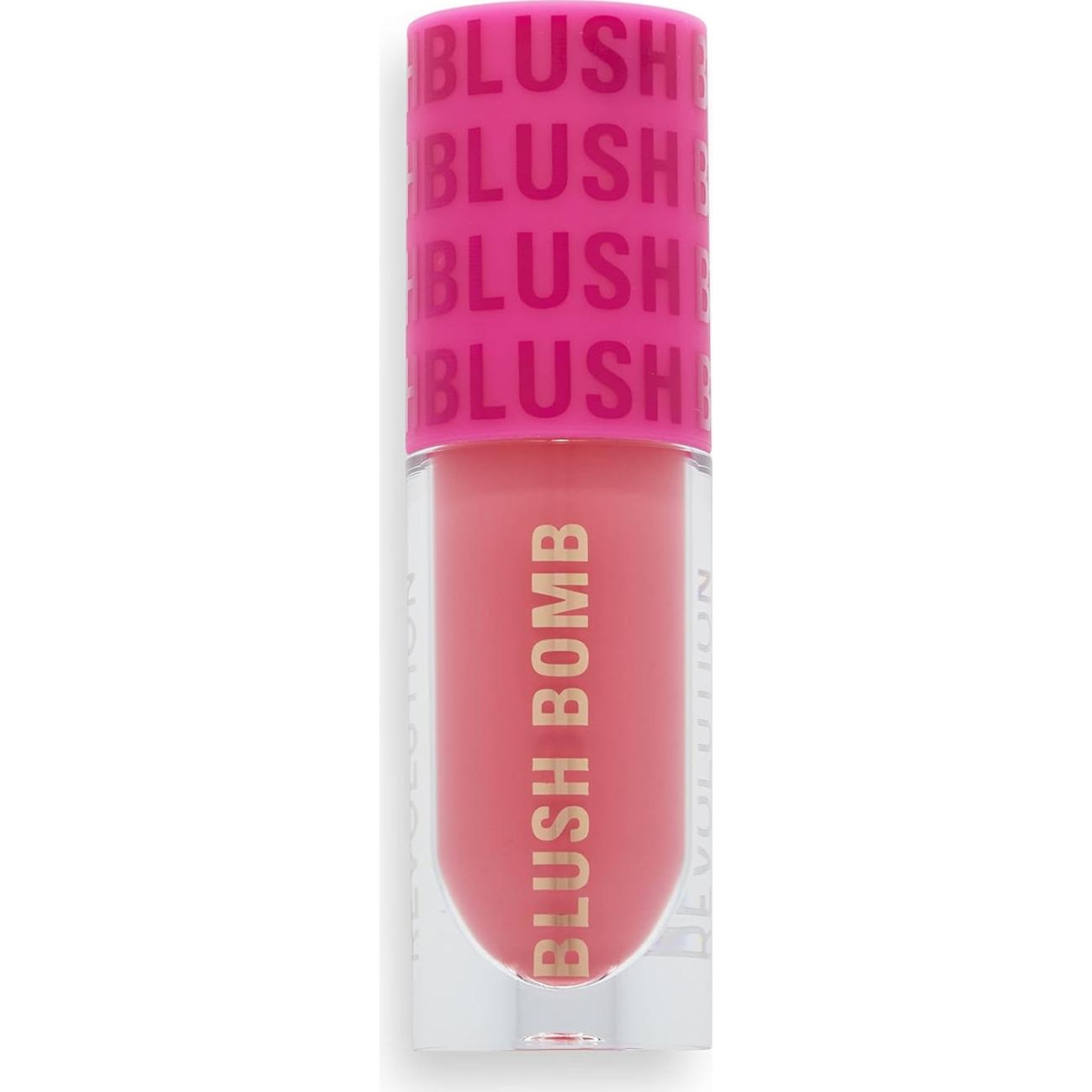 Rubor Líquido Revolution Beauty Blush Bomb Coral Salvaje 4.4 ml