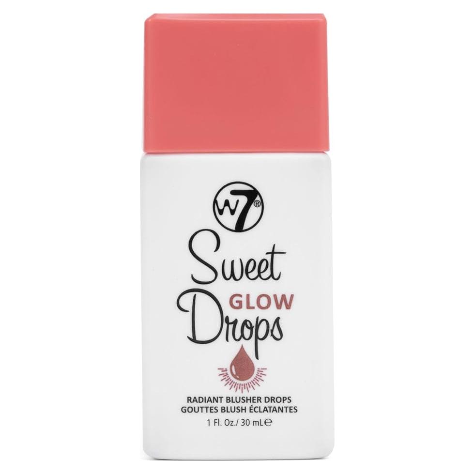 Gotas de Rubor Líquido W7 Brillo Dulce 50ml - Acabado Radiante