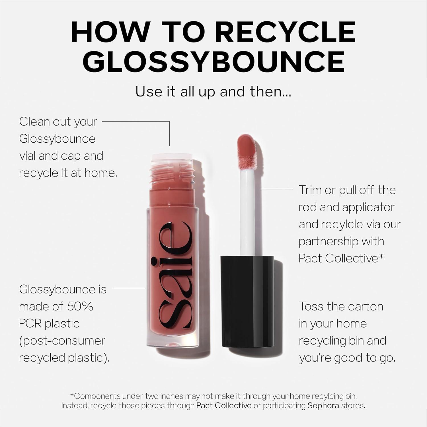 Glossybounce Saie - Brillo Hidratante Labial Tinte Híbrido 4.5g