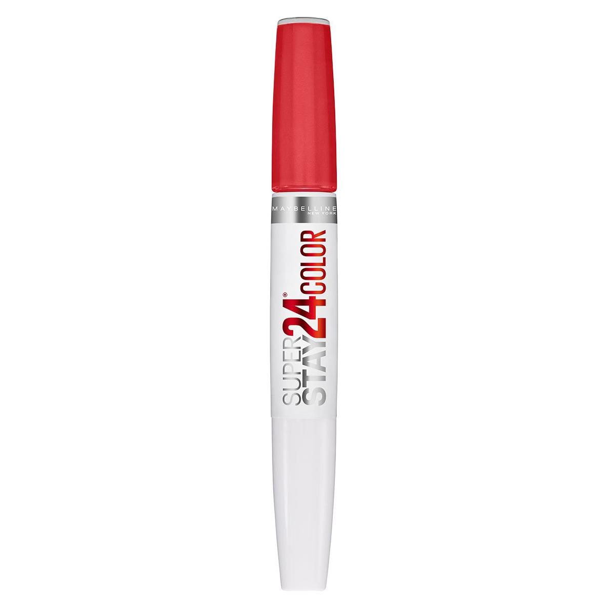 Maquillaje de Labios Líquido Maybelline SuperStay 24 Rojo Firme
