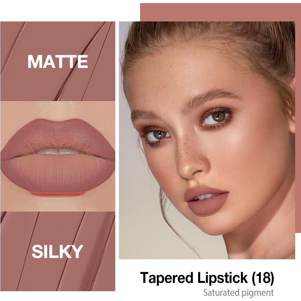 Labial Mate Gradiente evpct Marrón Nude + Lápiz Delineador
