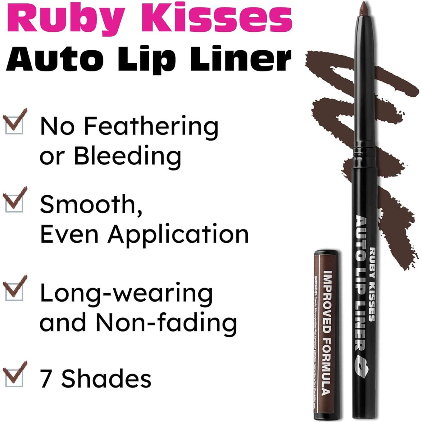 Delineador de Labios Automático Ruby Kisses Marrón Oscuro