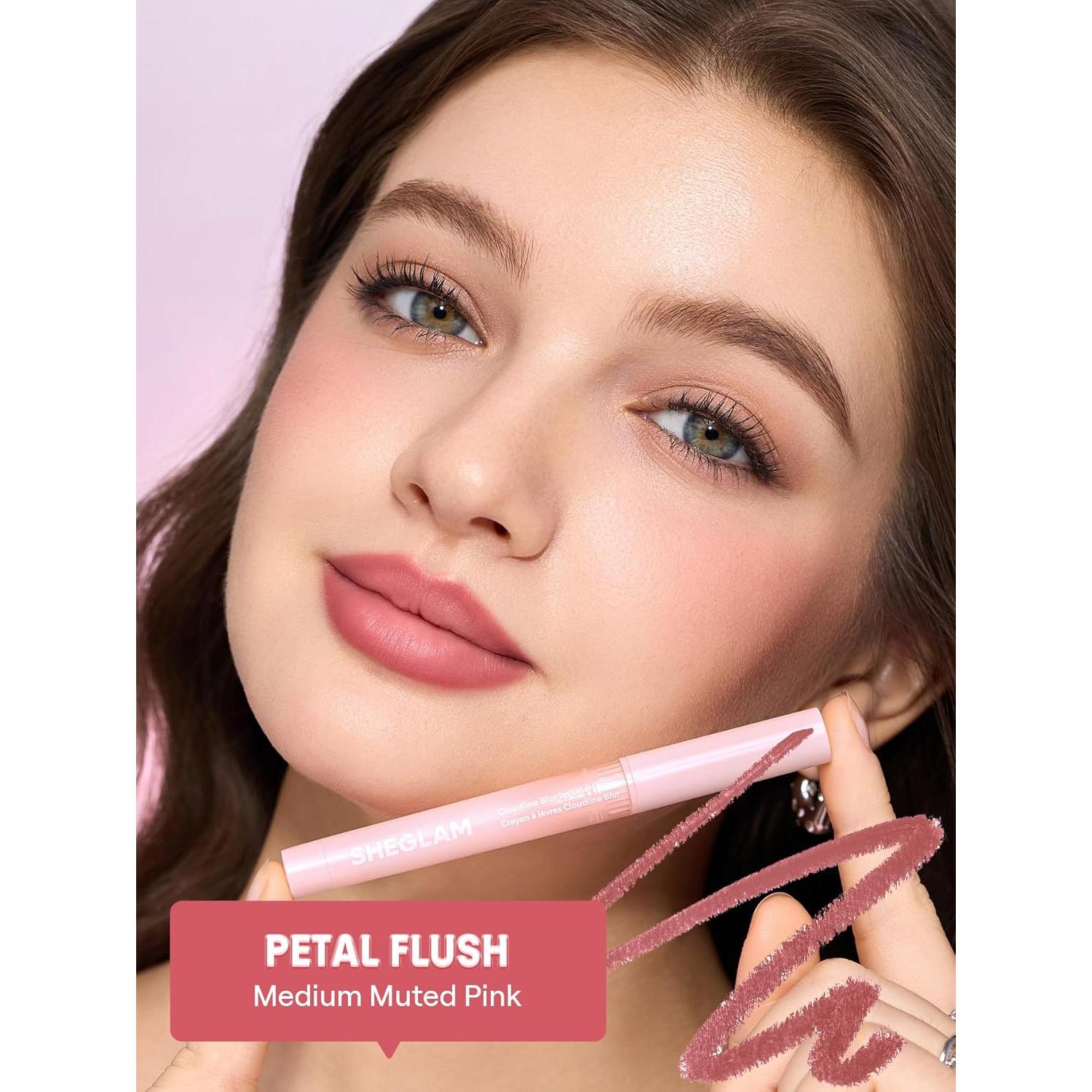 Lápiz Labial Blur SHEGLAM Vegano Flush de Pétalo 9g