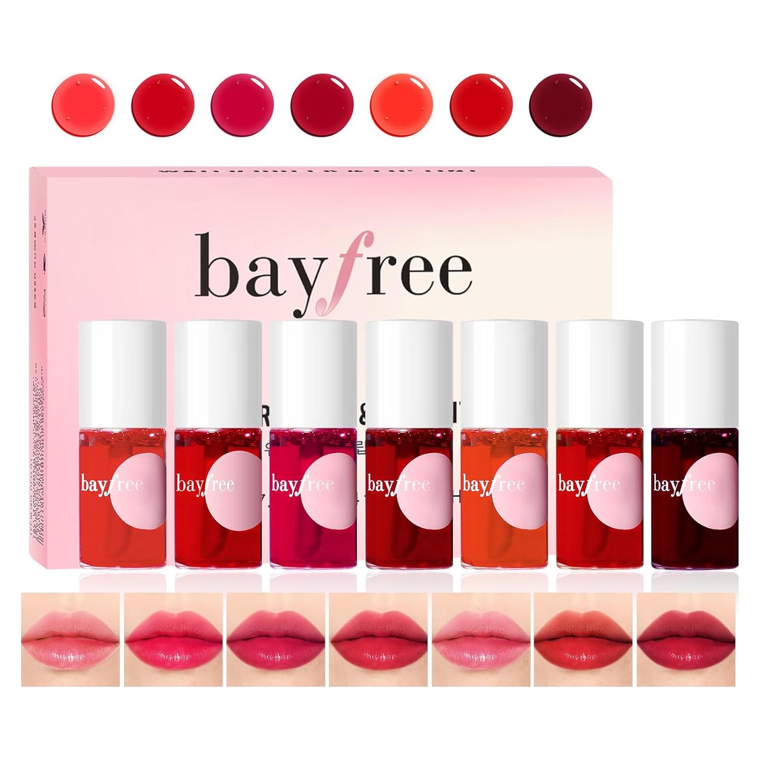 Juego de Tinte para Labios Bayfree, Larga Duración, Mate