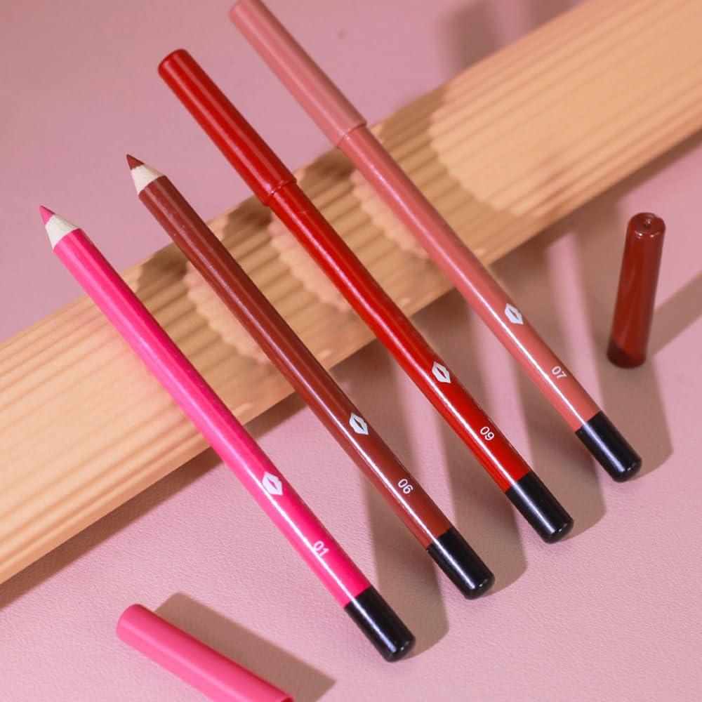 Set de 12 Lápices de Labios Mate Impermeable evpct