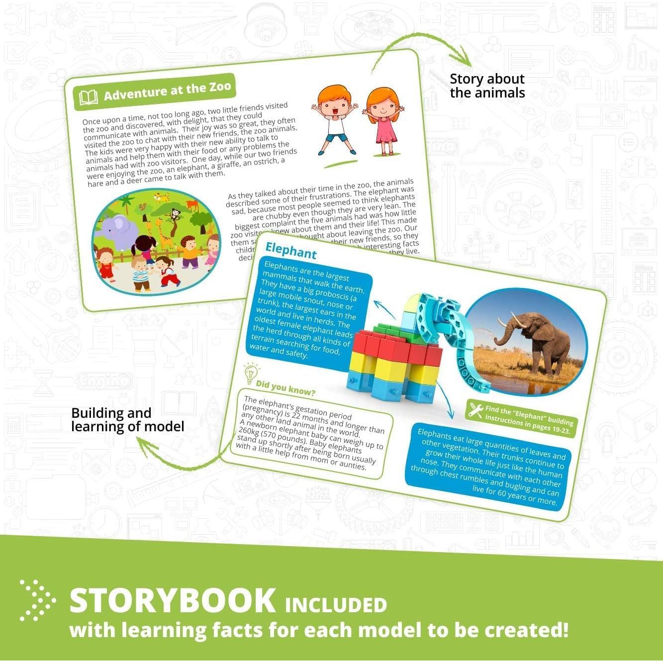 Engino Maker Junior - Kit de Construcción 10 Modelos para Niños 4+