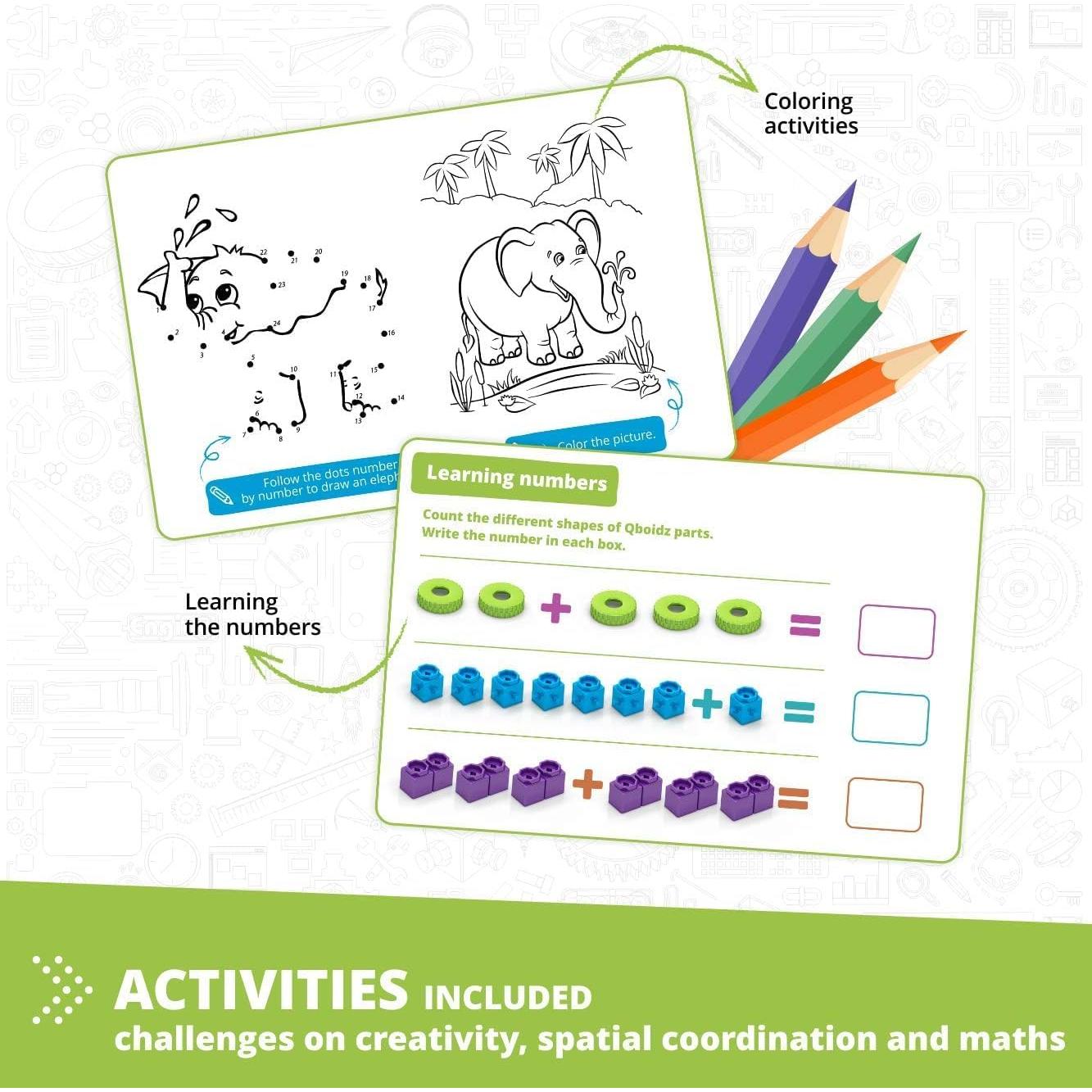 Engino Maker Junior - Kit de Construcción 10 Modelos para Niños 4+