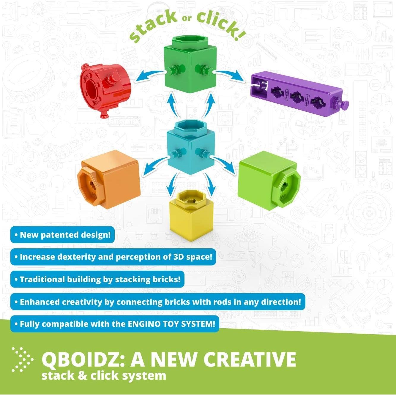 Engino Maker Junior - Kit de Construcción 10 Modelos para Niños 4+