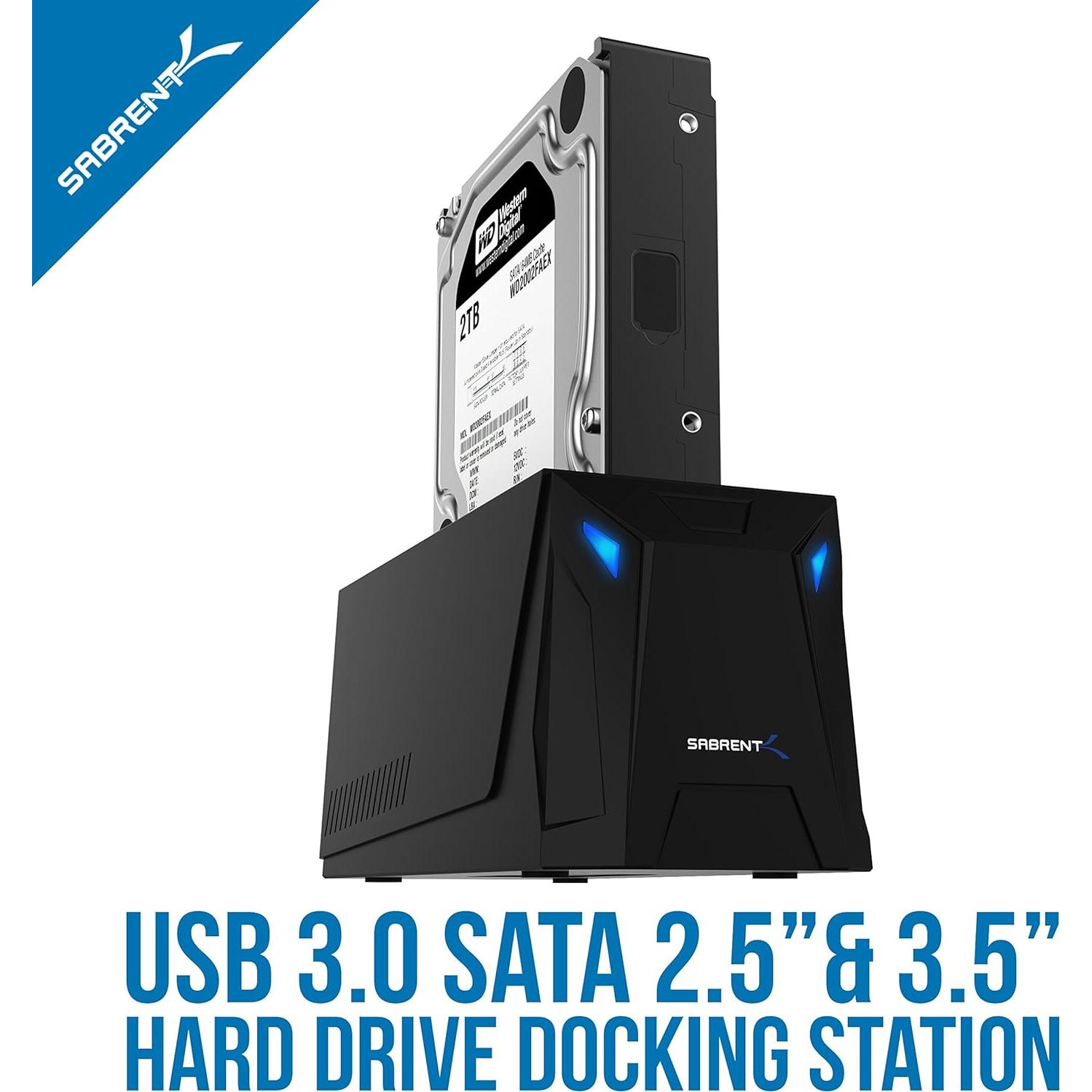 Estación de Acoplamiento SATA Sabrent EC-UBLB USB 3.0 2.5/3.5"