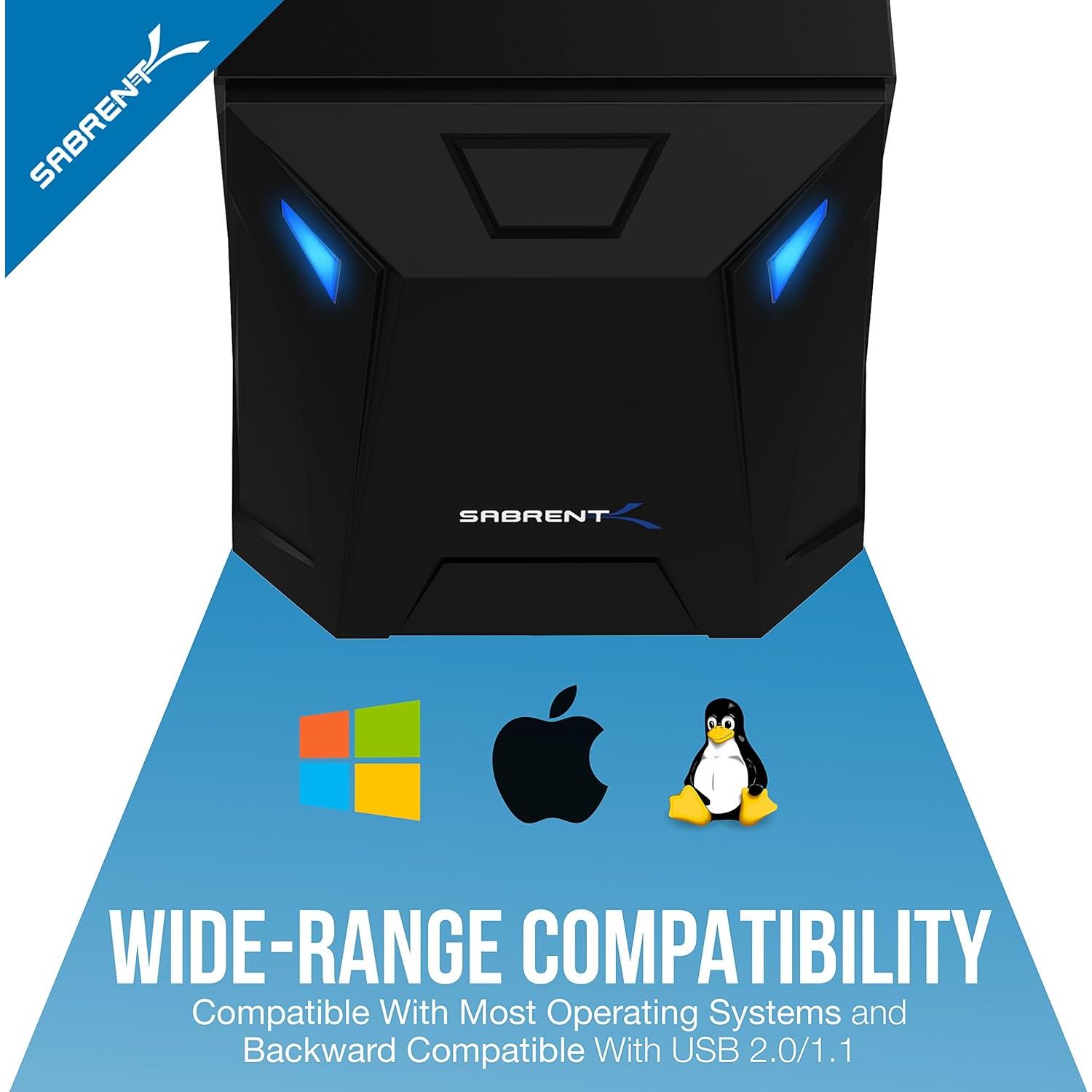 Estación de Acoplamiento SATA Sabrent EC-UBLB USB 3.0 2.5/3.5"