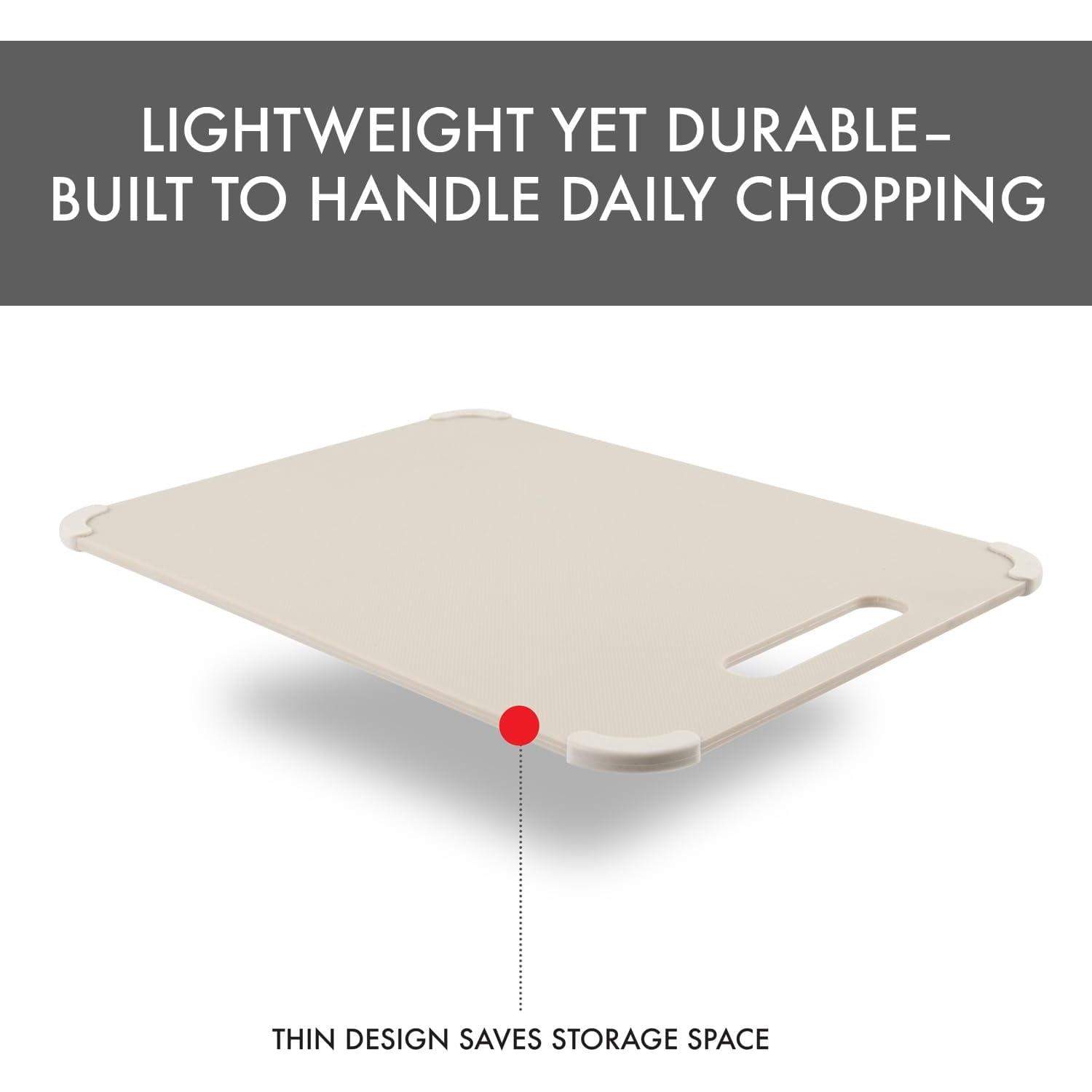 Conjunto de Tablas de Cortar Antideslizantes Dexas 3 Piezas
