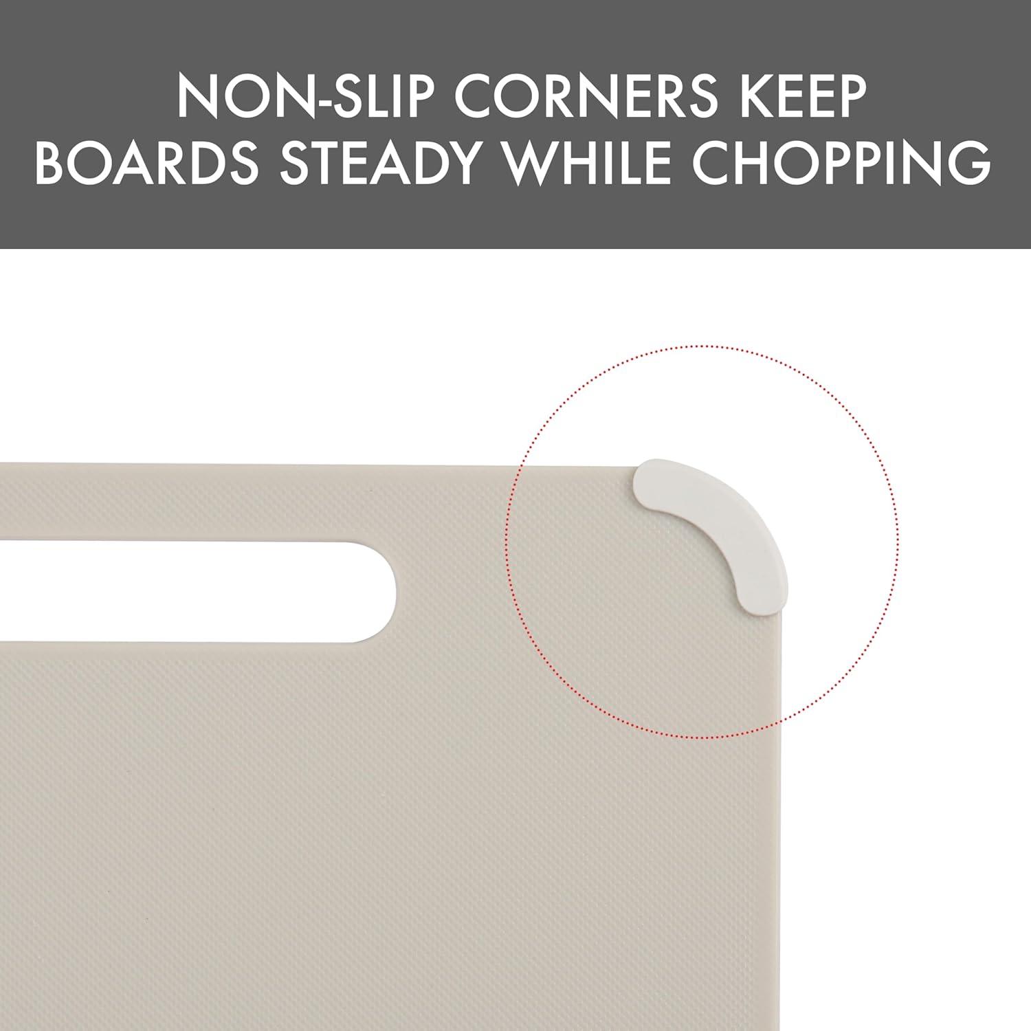 Conjunto de Tablas de Cortar Antideslizantes Dexas 3 Piezas