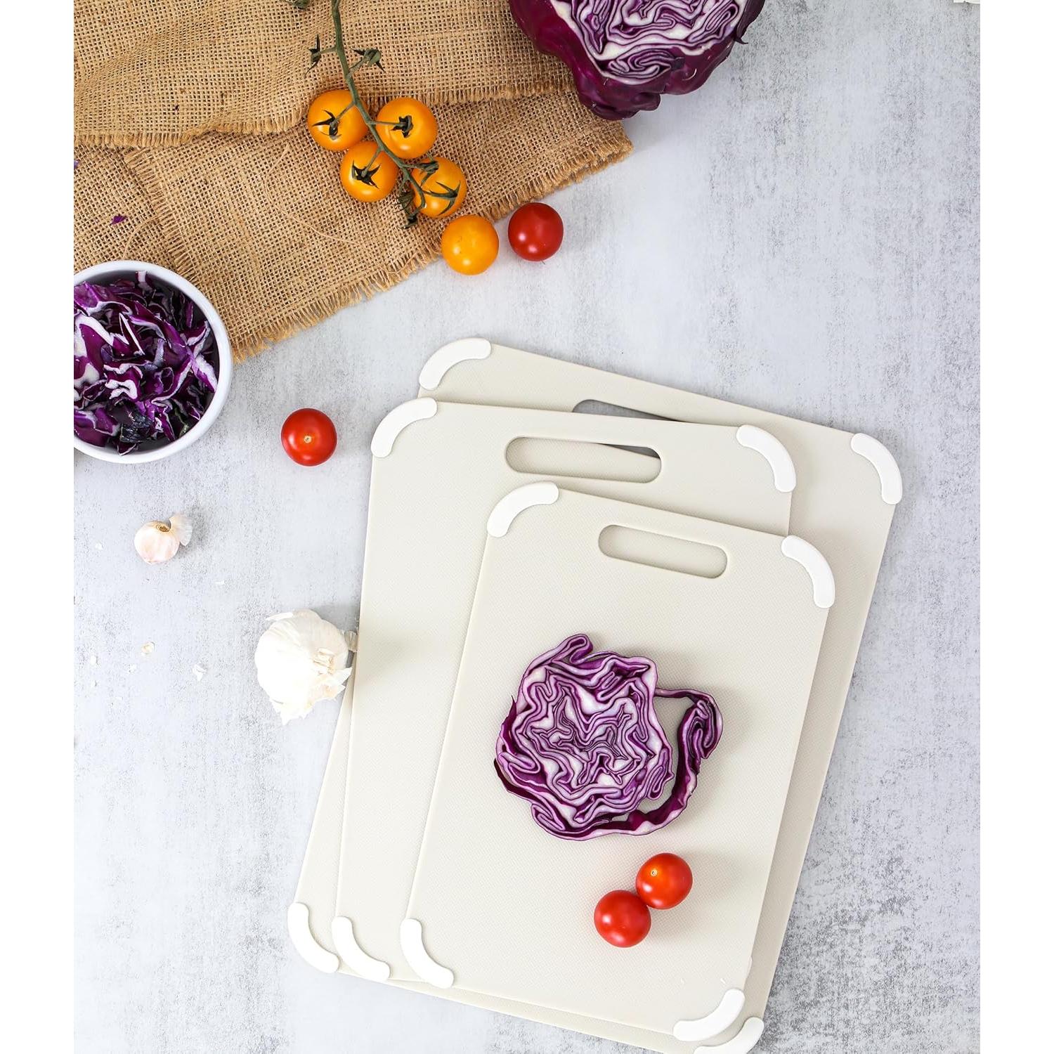 Conjunto de Tablas de Cortar Antideslizantes Dexas 3 Piezas