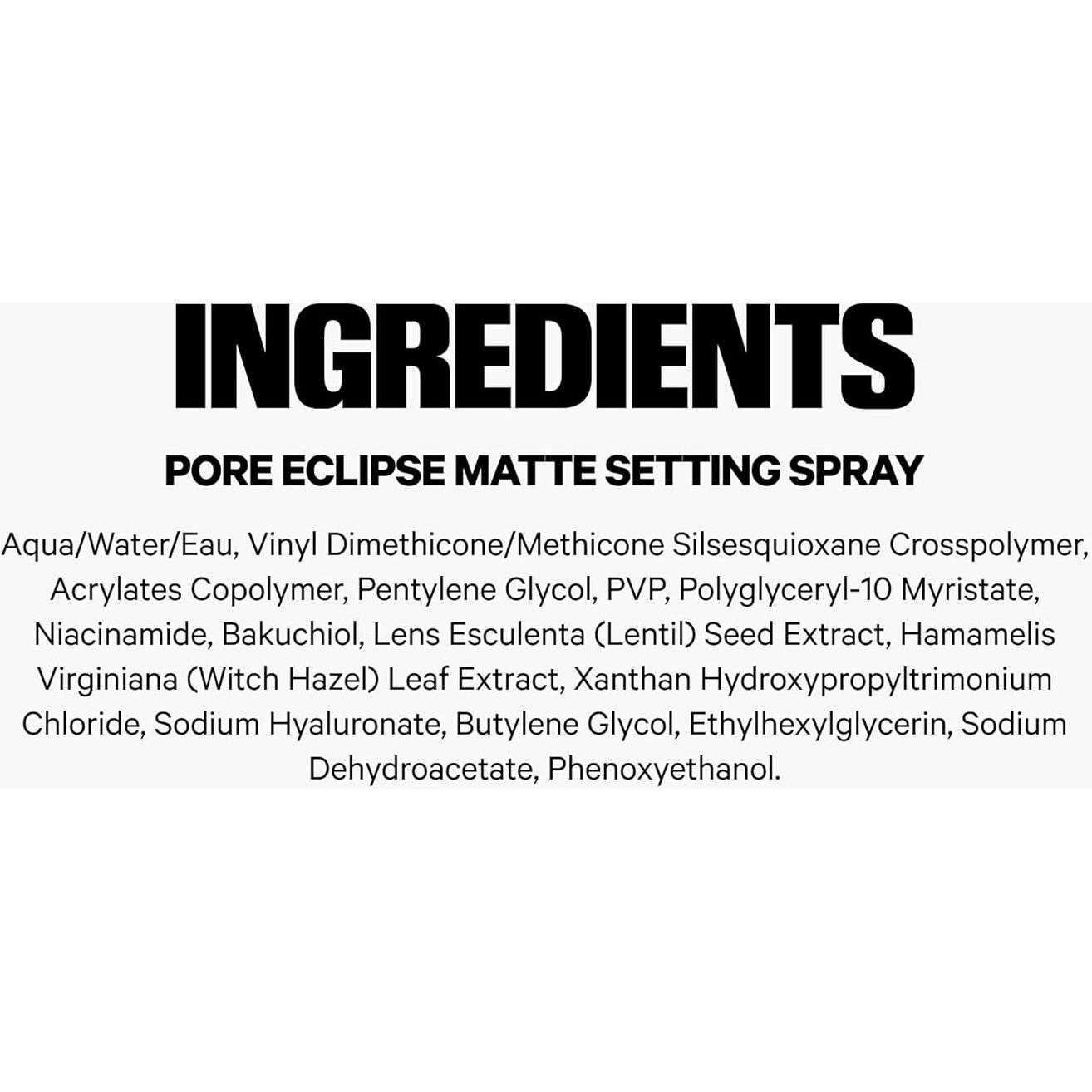Spray Matificante Pore Eclipse Milk Makeup 40 ml - Controla Brillo y Difumina Poros