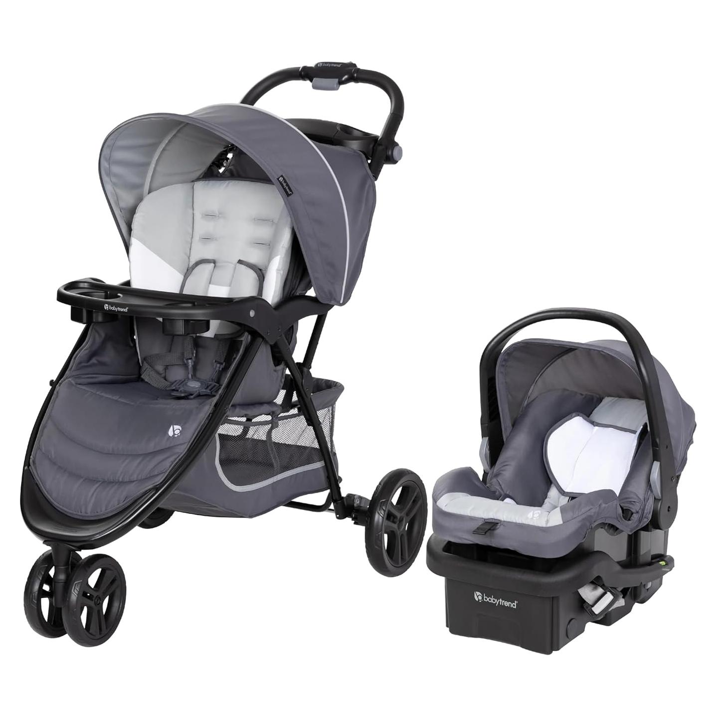 Sistema de Viaje Baby Trend EZ Ride con Cochecito y Asiento Auto