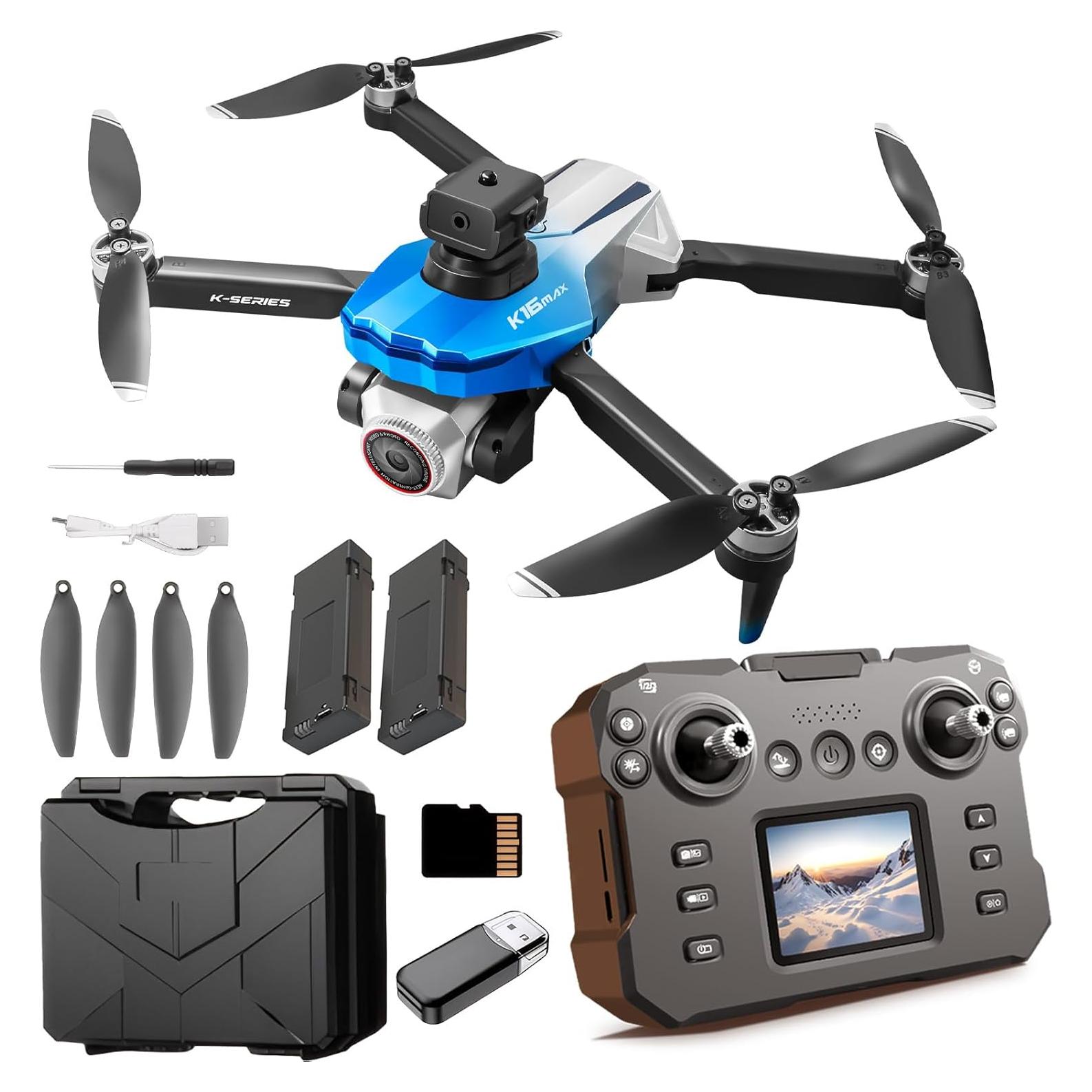 Drone Weavixol K16 1080P con Control Remoto y Pantalla