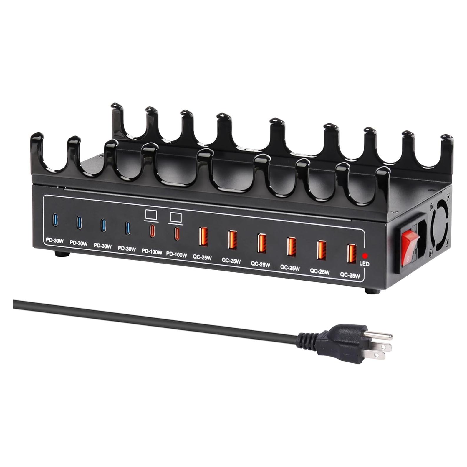 Estación de Carga USB C 470W Dywcdnice 12 Puertos Rápida