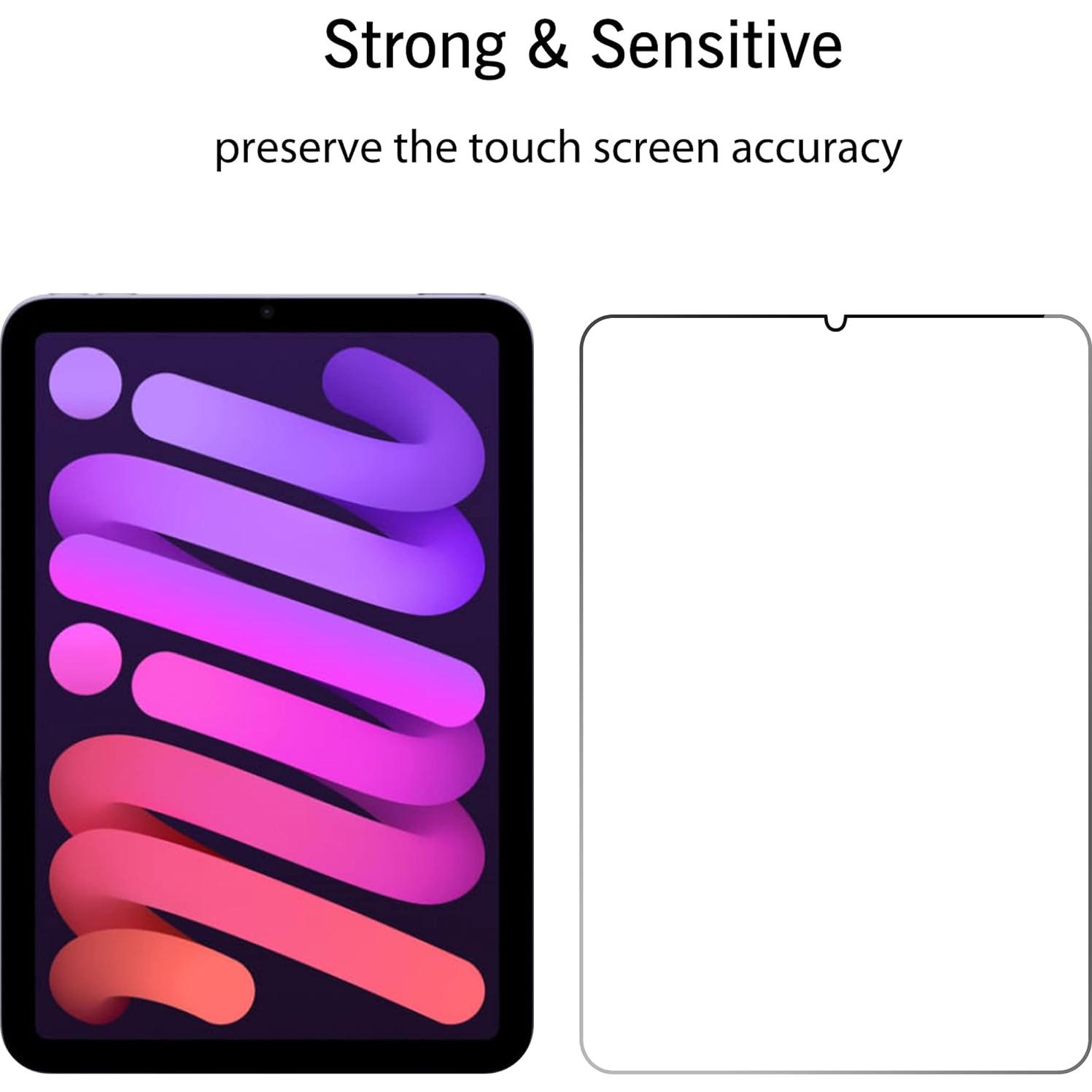 Protector de Pantalla Ailun para iPad Mini 7 y 6, 8.3" Vidrio Templado