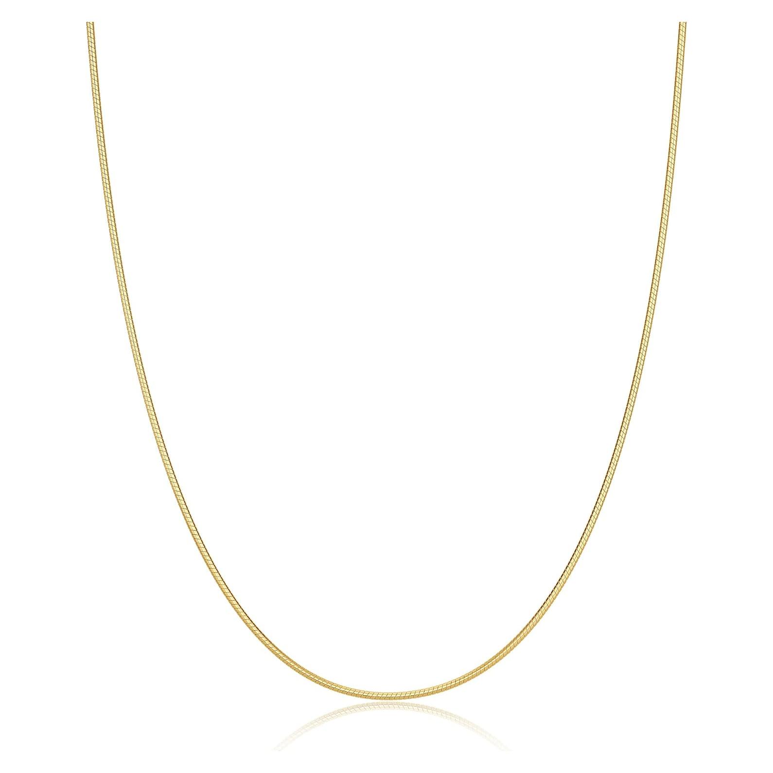 Collar Choker DEARMAY Oro 14K Espina de Pescado 35.56 cm
