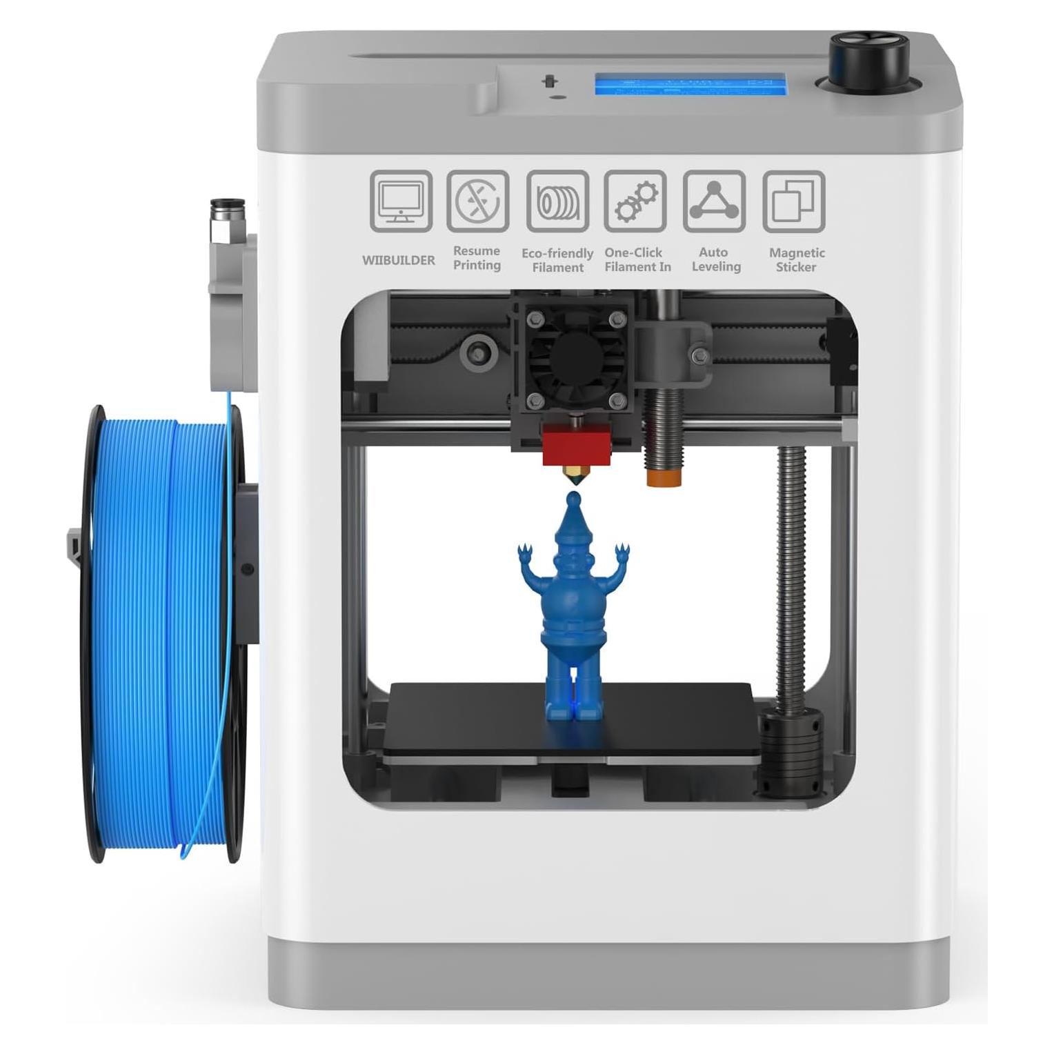 Impresora 3D HEPHI3D TINA2 Mini con Nivelación Automática
