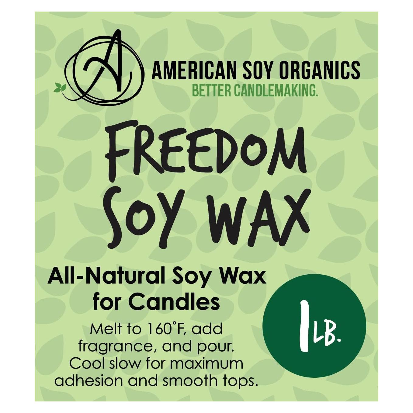 Perlas de Cera de Soja 0.45 kg American Soy Organics - Velas