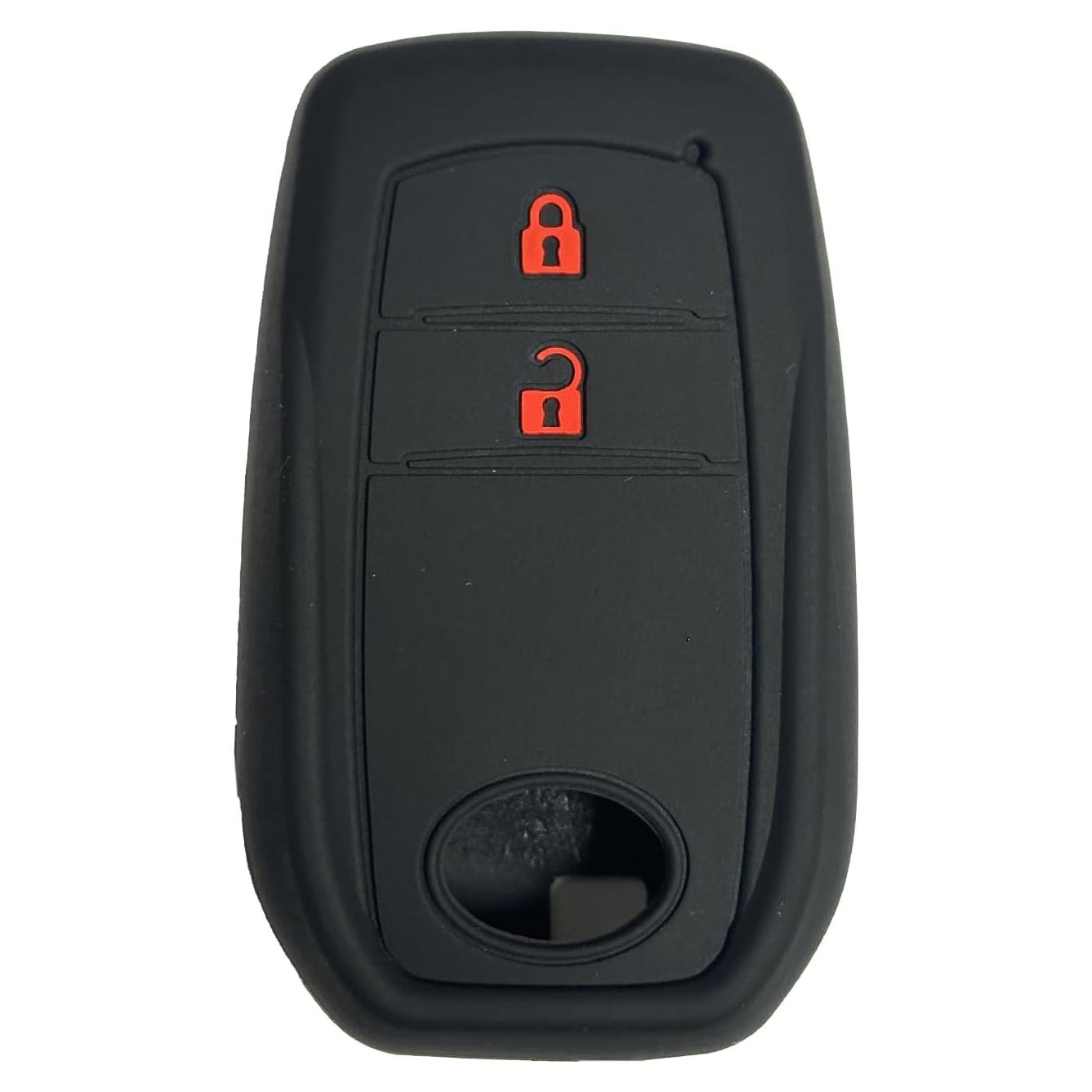 Cubierta de Llave Toyota Yaris Hilux 2015-2023 Silicona 2 Botones