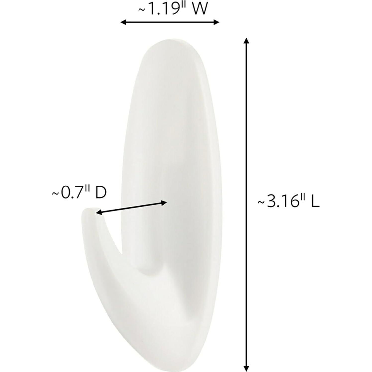Ganchos Medianos Command 3M - 50 Ganchos y 50 Tiras Adhesivas
