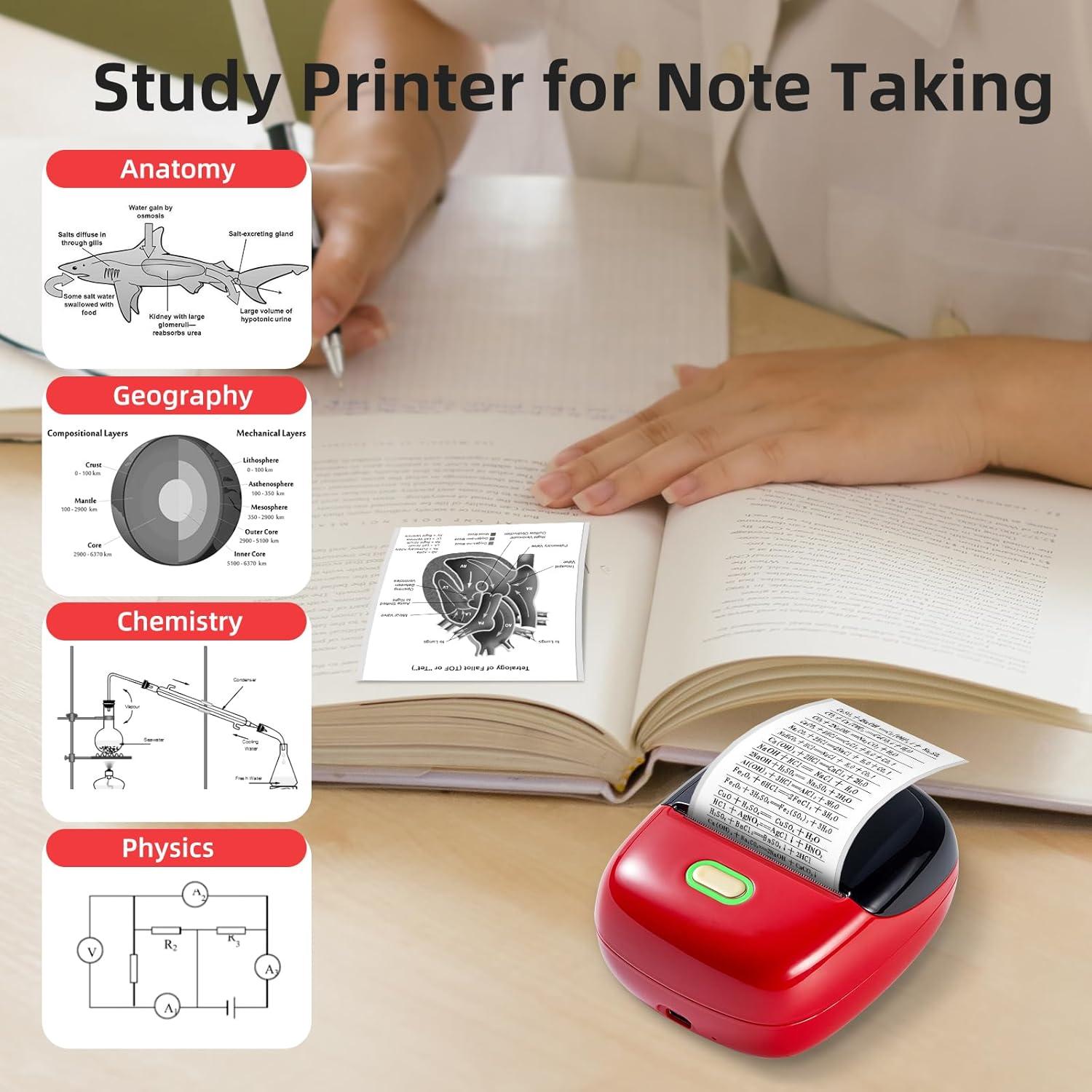 Impresora de Etiquetas ORGSTA S002 Bluetooth Térmica Portátil